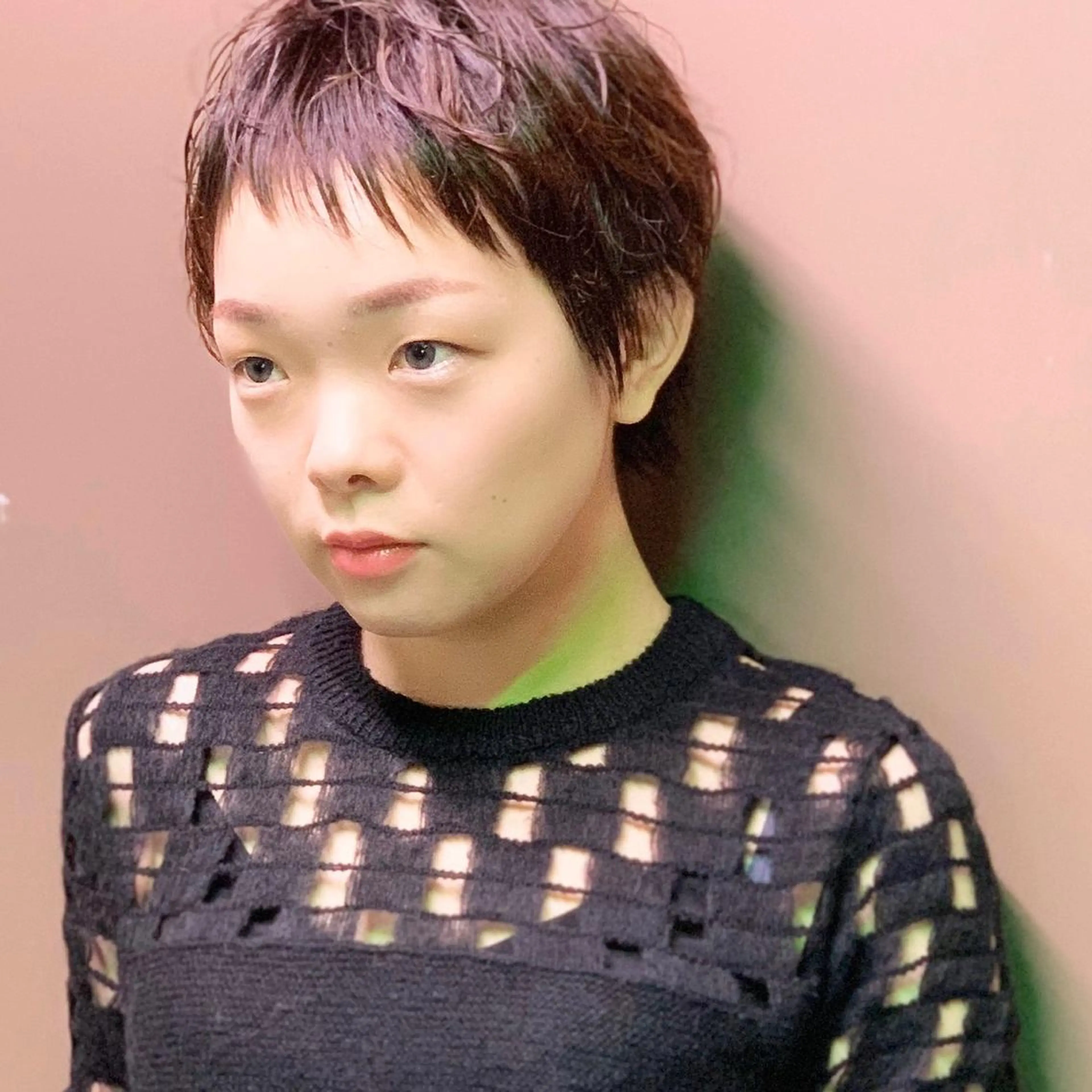 ショート カラー アブアイ所属・艶髪・酸性ストレート フリツのヘアスタイル