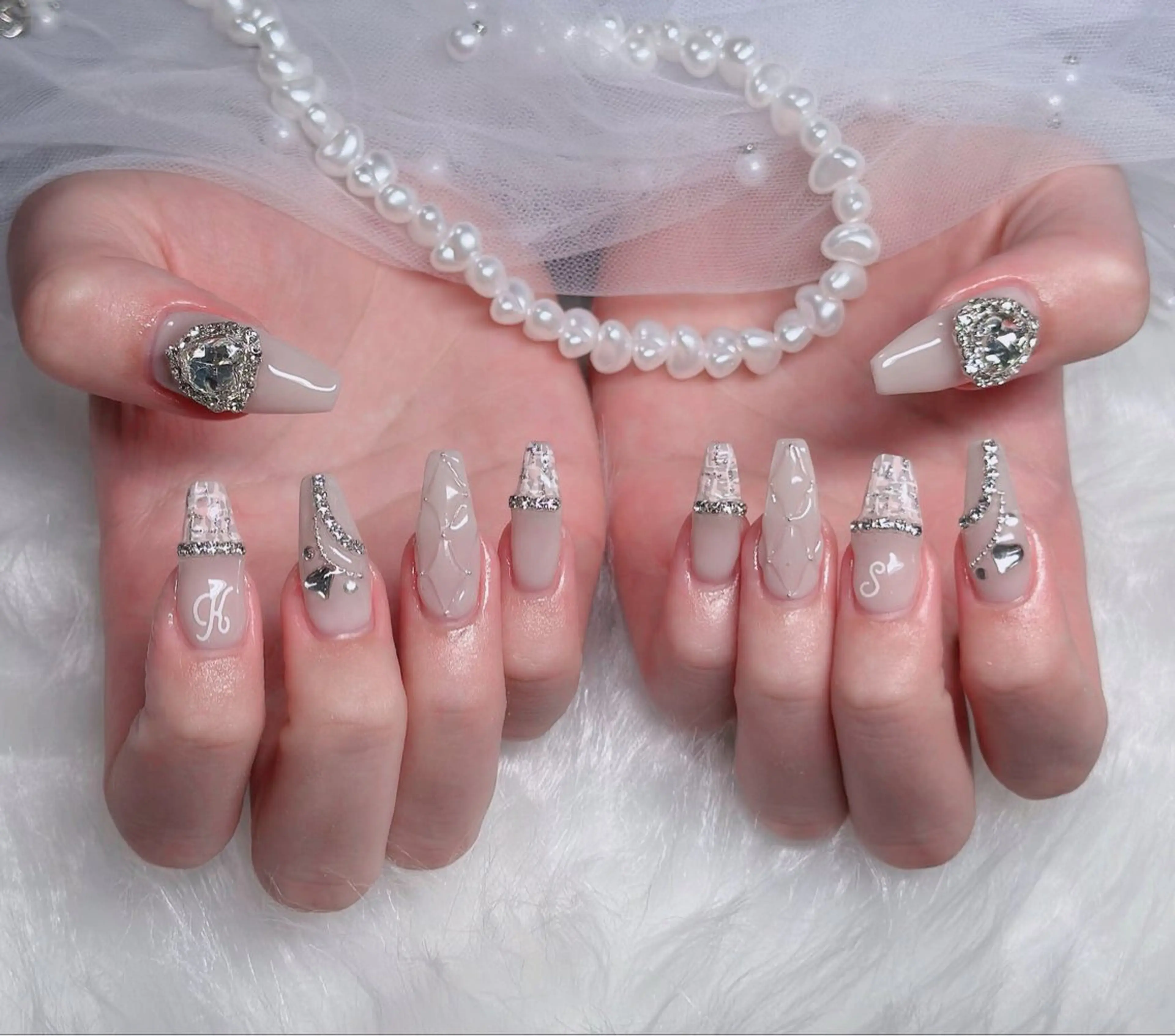 ネイル アートネイル 成人式 ジェルネイル ニュアンスネイル 夏ネイル ハンドネイル H.baby Nai Salon所属・neco H.babynailのネイルデザイン