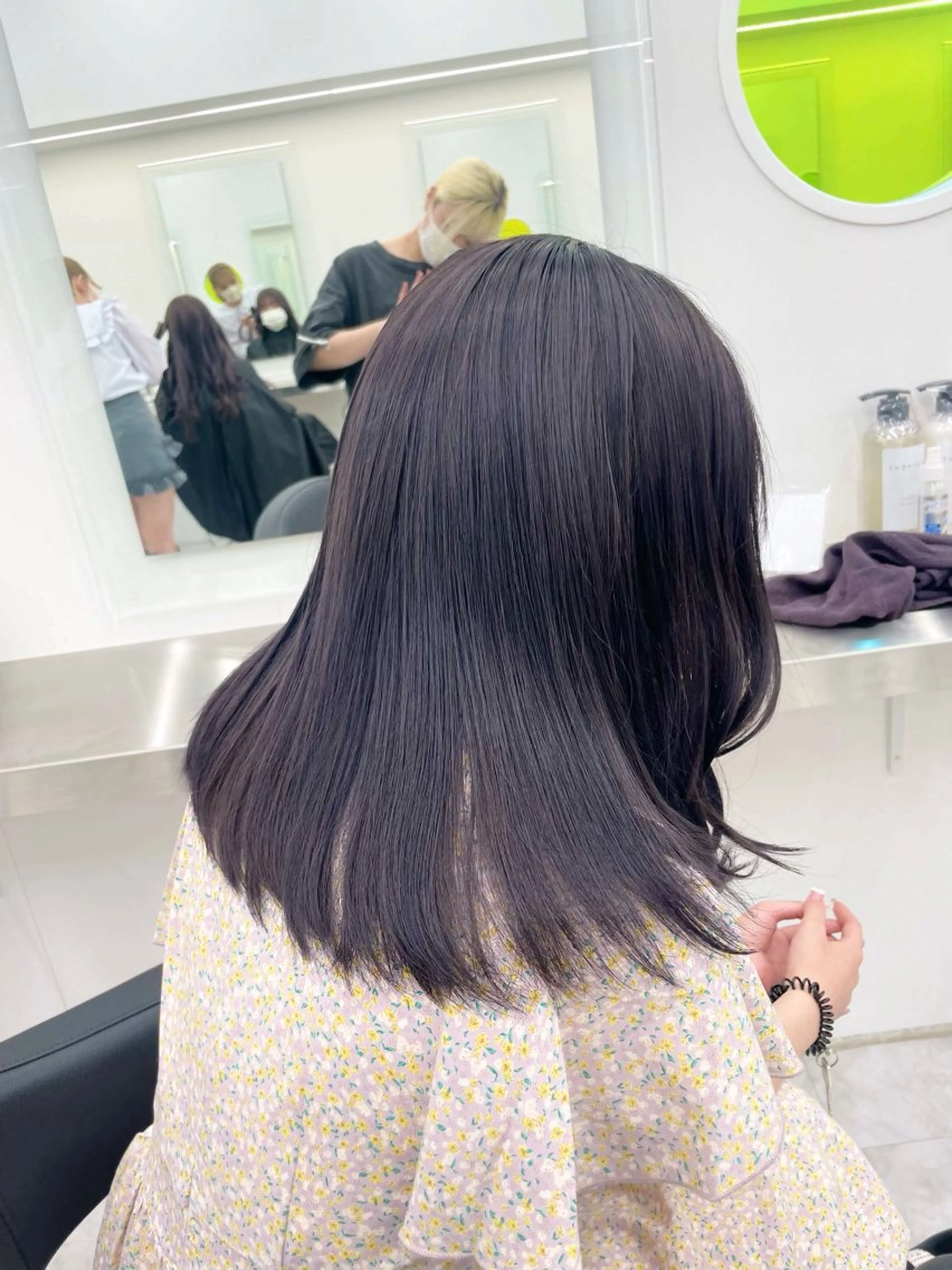 カラー ヘアカラー 🤍韓国寒色カラー 🤍MADOKAのヘアスタイル