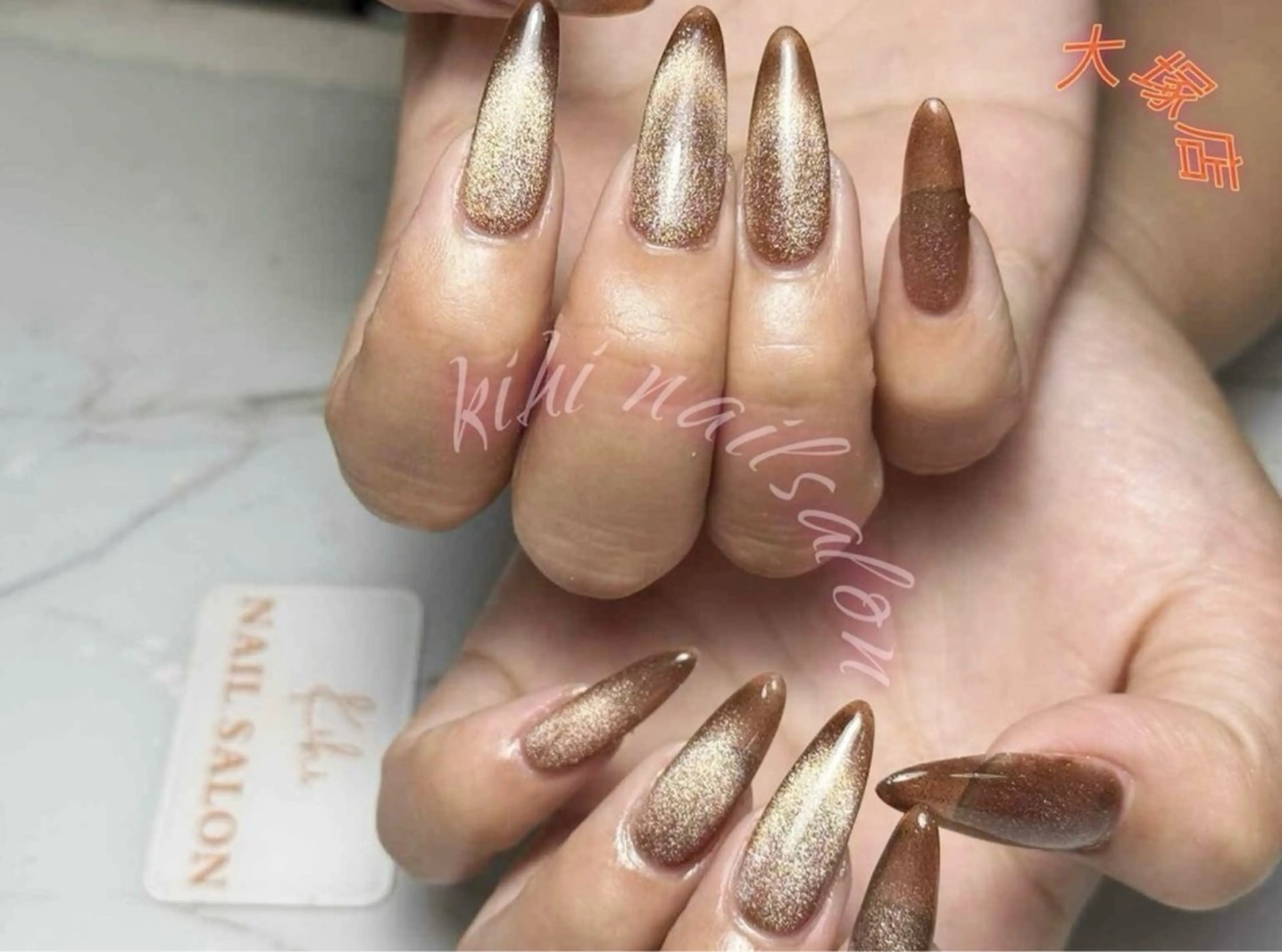 ネイル ゆな 研修中のネイルデザイン