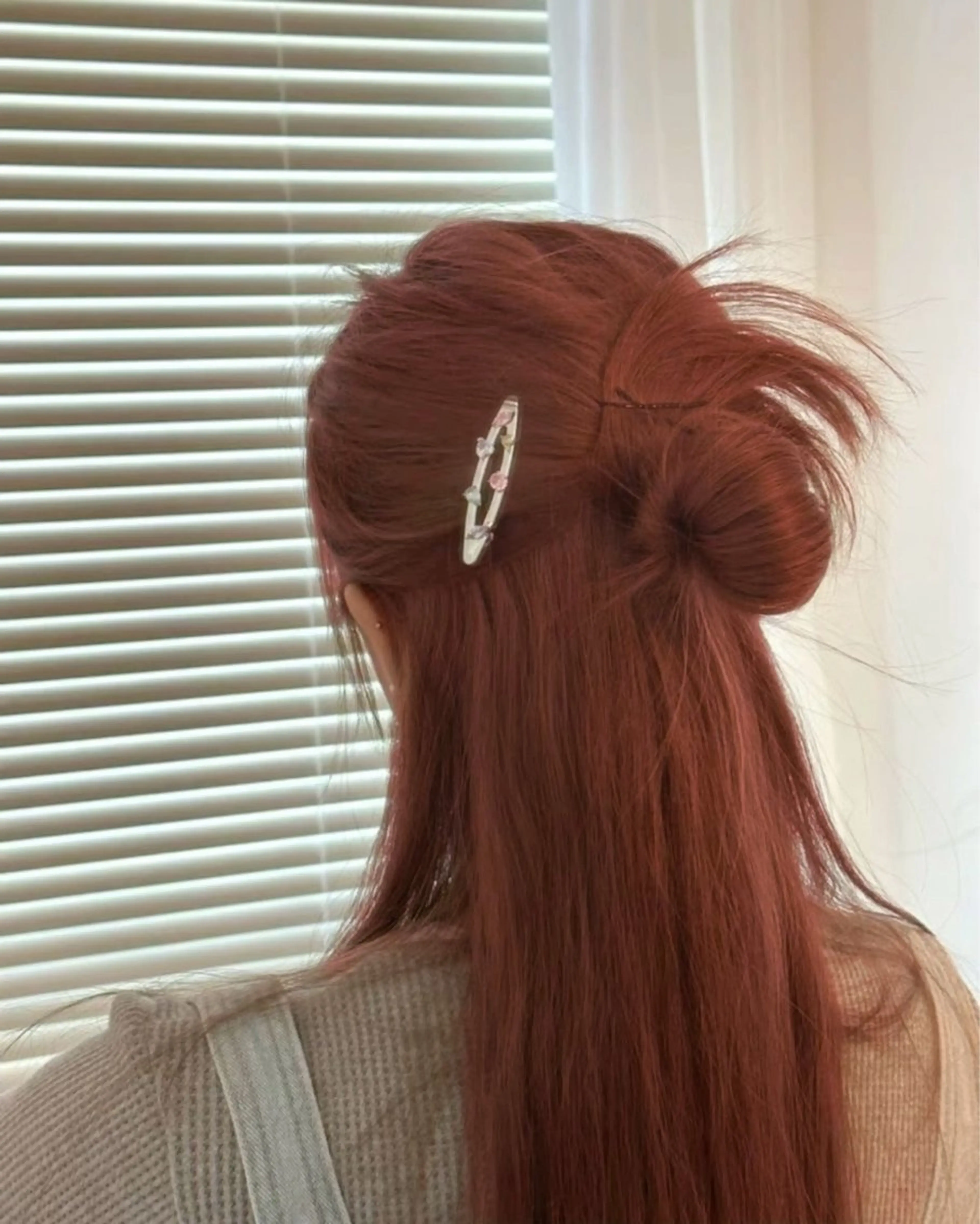 ロング ヘアカラー トリートメント ヘッドスパ ヘアセット *⋆꒰ঌまろやか暖色 ໒꒱⋆*まな🥣🪽のヘアスタイル