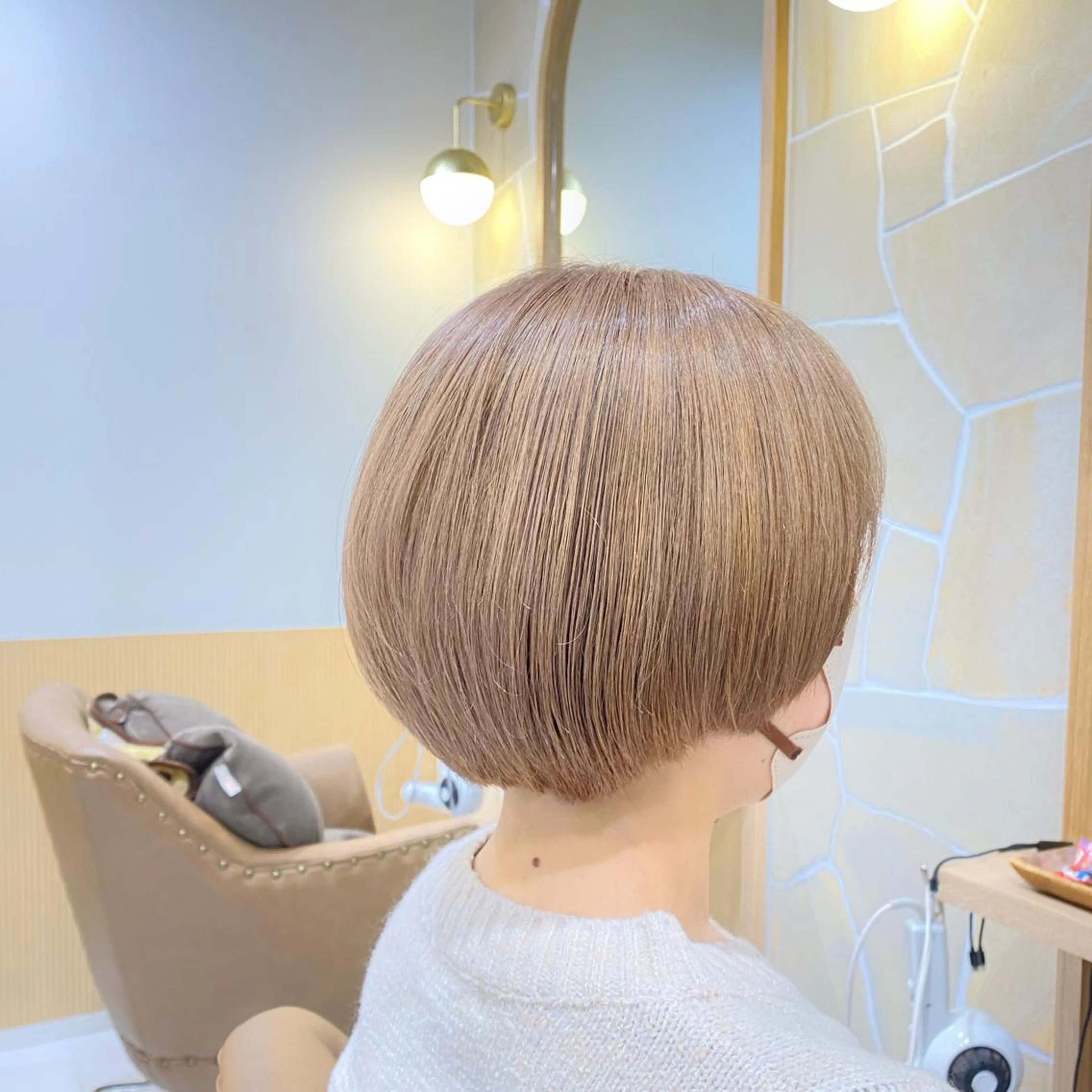 ショート ショートヘア カット ヘアカラー 坂井 茅聖のヘアスタイル