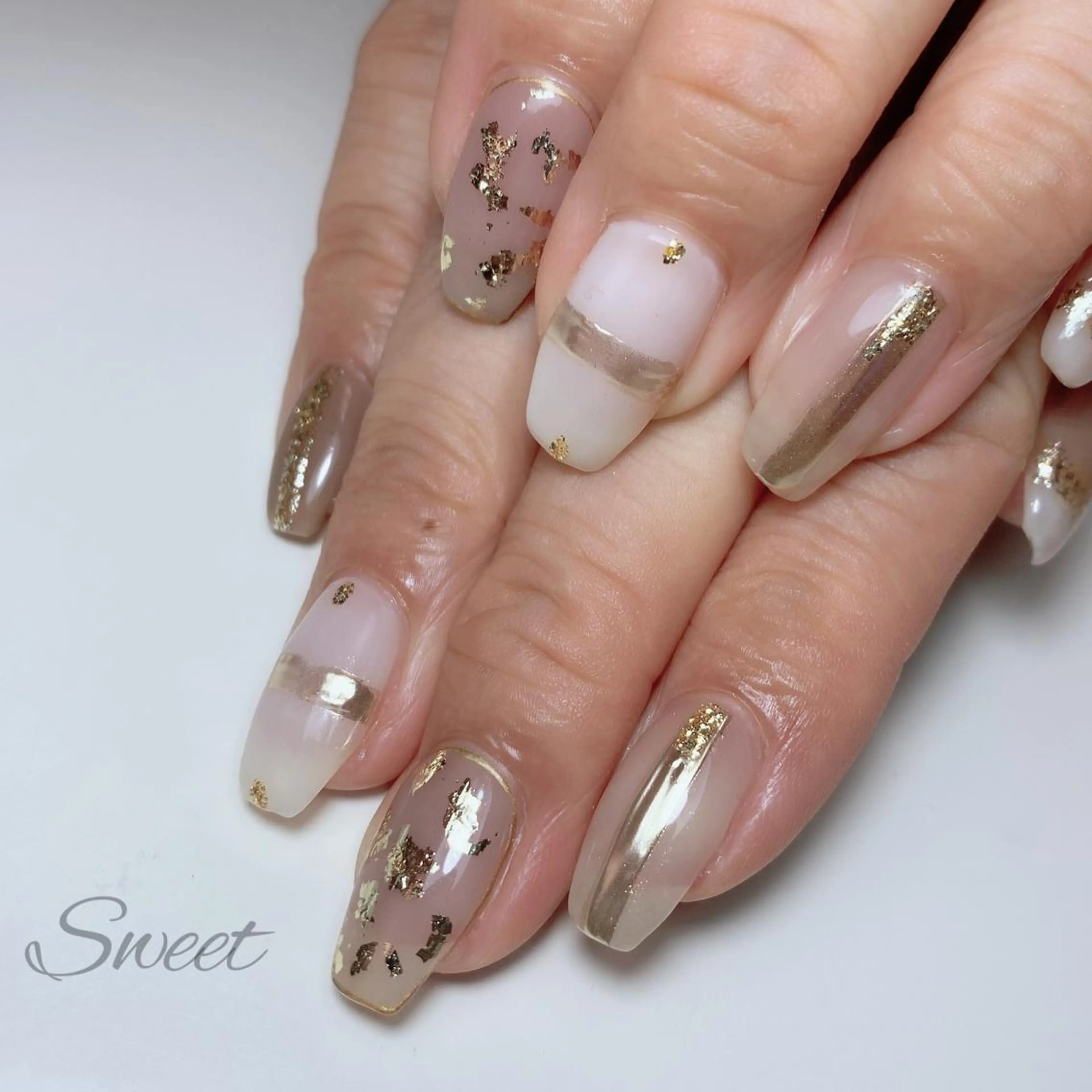 ネイル sweet 仲野陽子のネイルデザイン