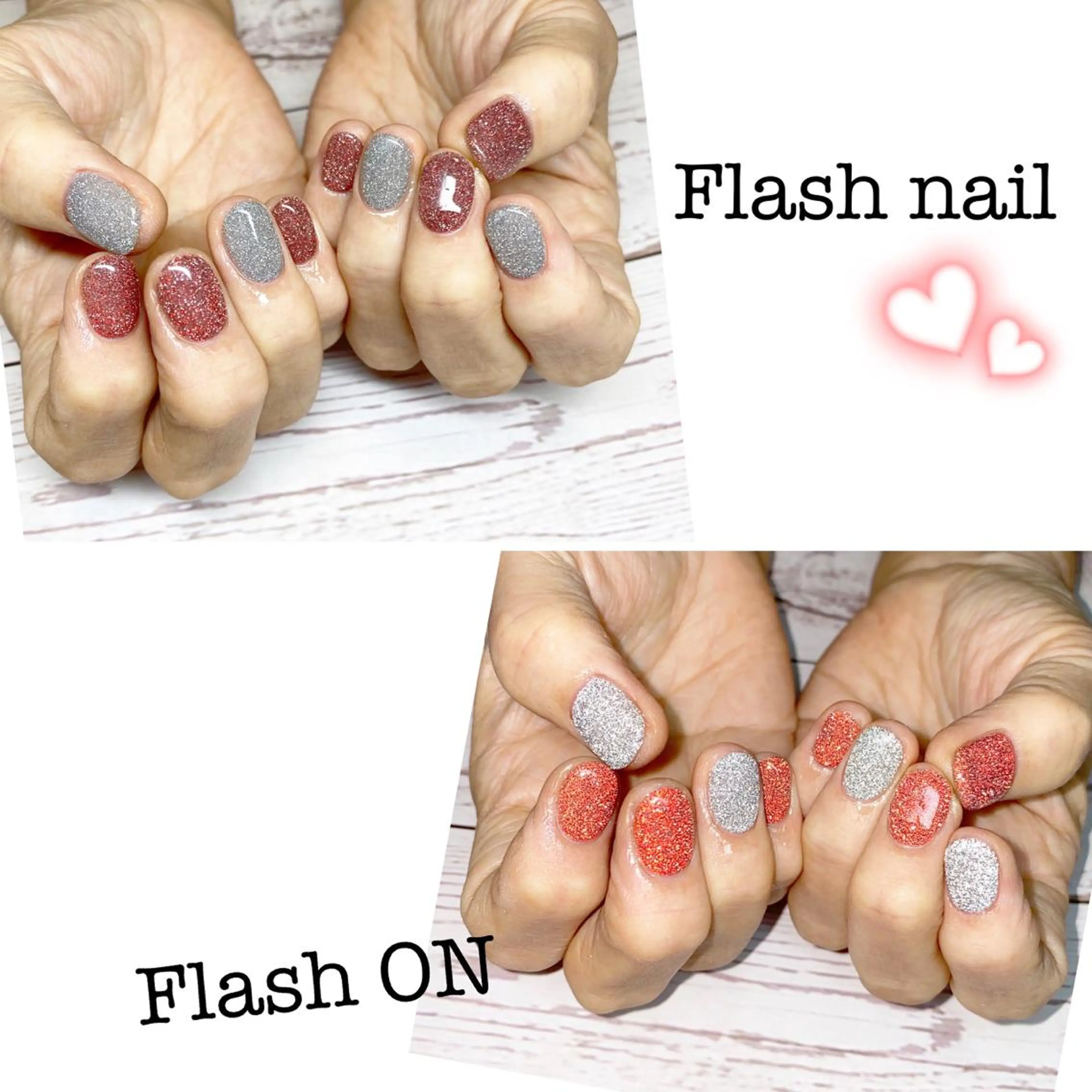 ネイル フラッシュネイル Crystal Nailのネイルデザイン