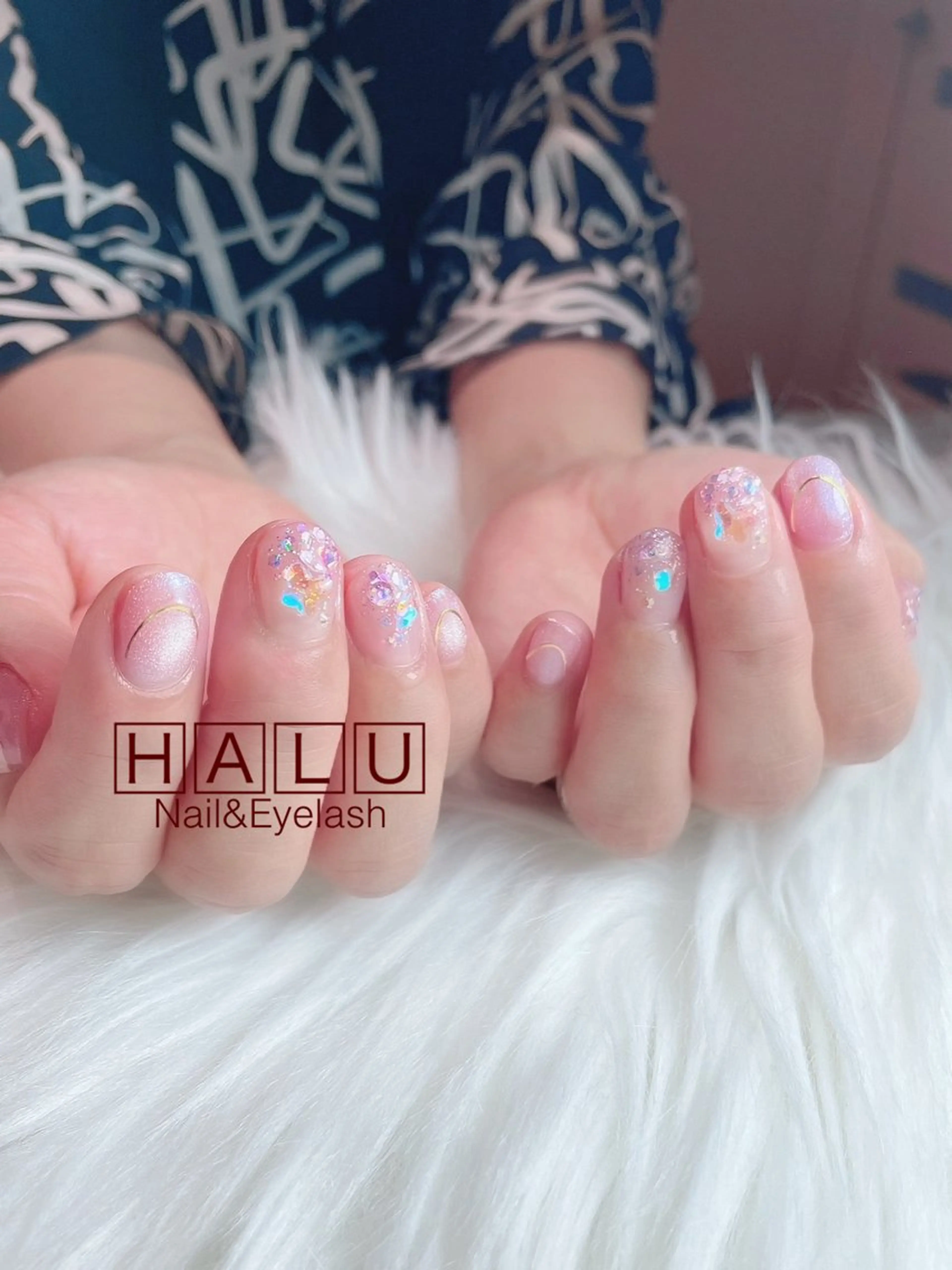ネイル クリアネイル HALU ハルのネイルデザイン