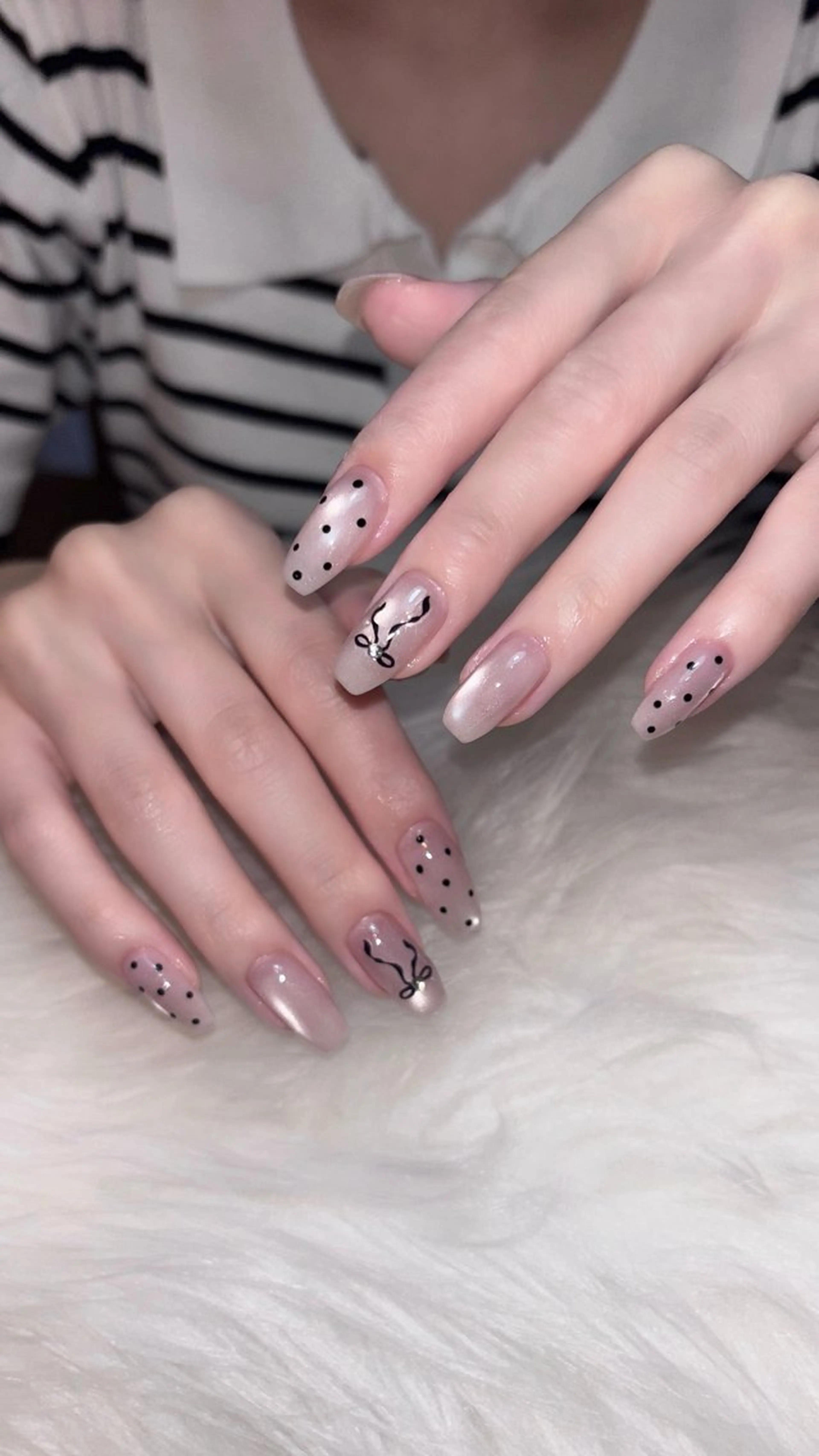 【人気No.3💍】持ち込みデザインシンプルコース➕パーツ2個無料🐈‍⬛˖ ࣪⊹の写真