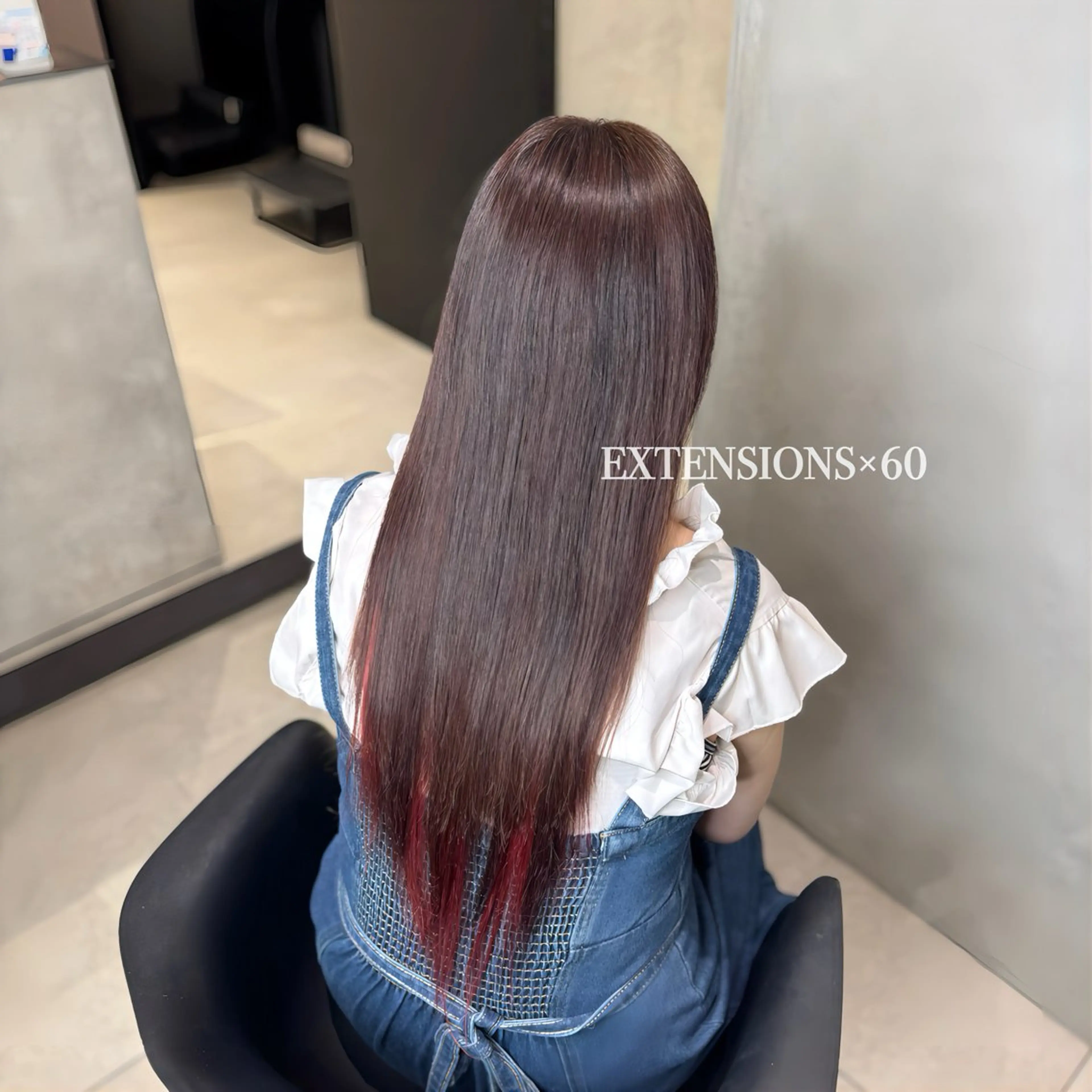 ロング エクステ エクステ 🫧offwhite RISAKO🫧のヘアスタイル