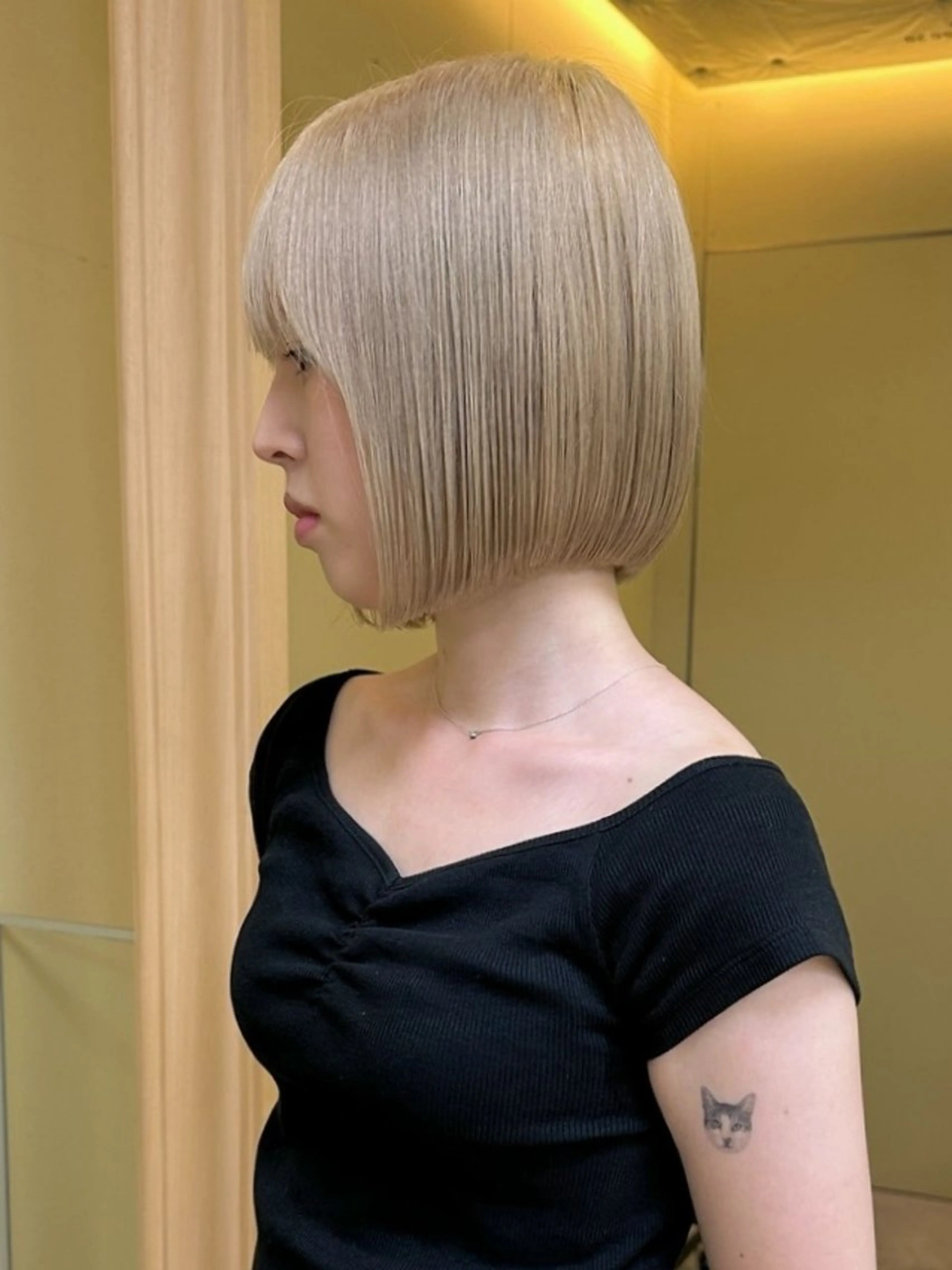 ショート 🌈扱いやすいボブ× ブリーチ🌈TAMEのヘアスタイル