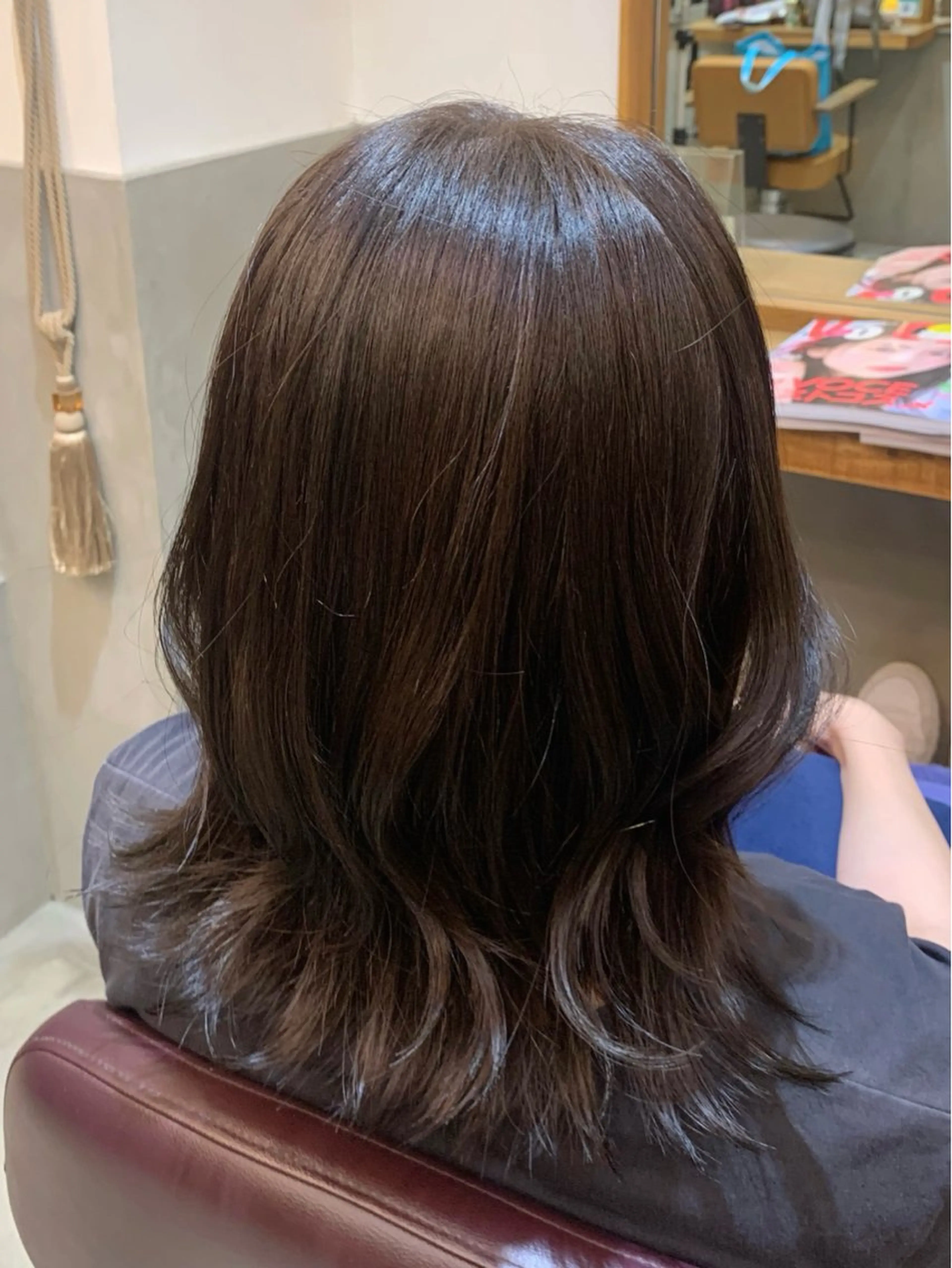 セミロング カラー カット ヘアカラー トリートメント ✂️RIKUKI🎨 【駒込美容師🎀】のヘアスタイル