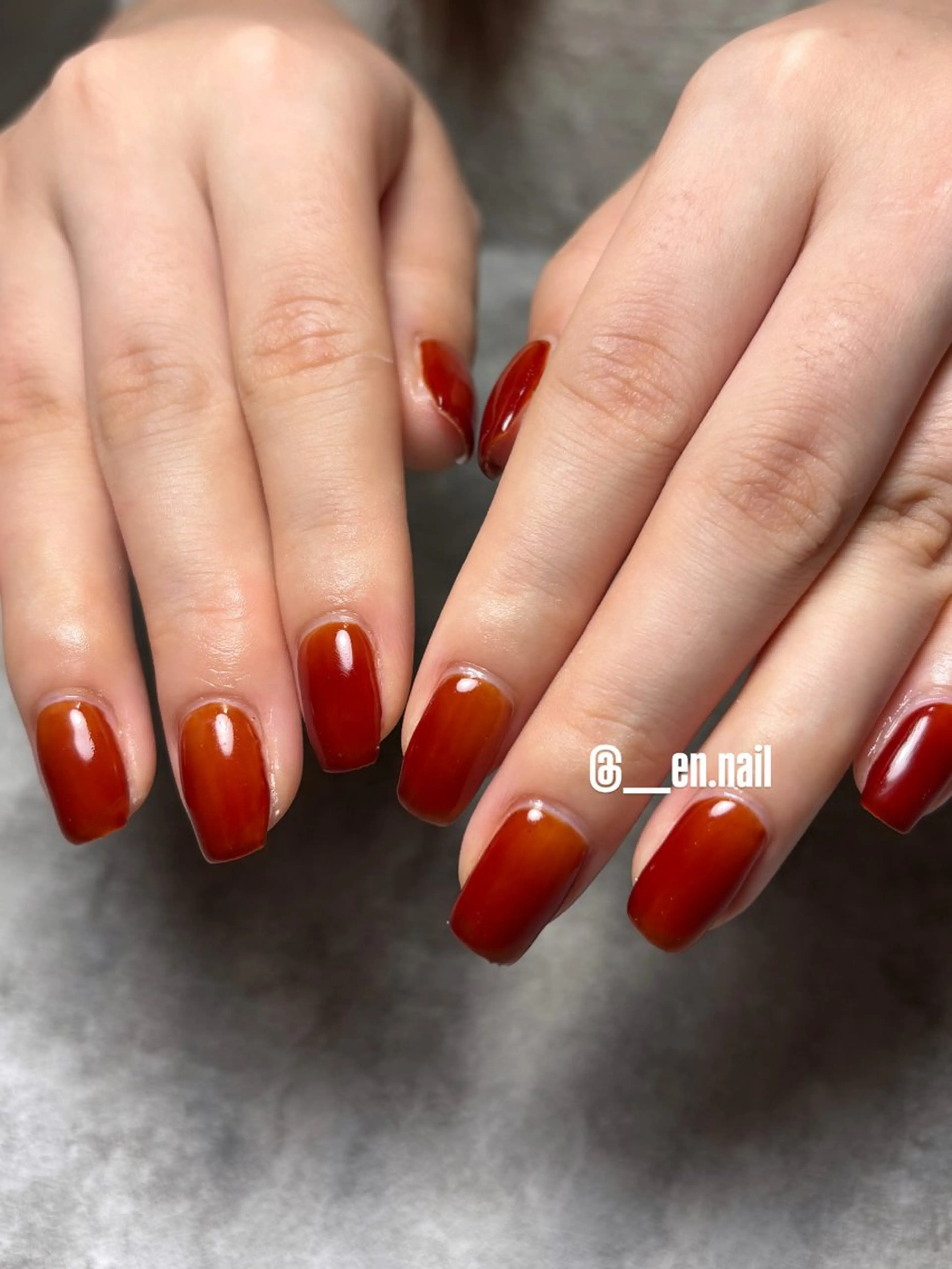 ネイル ワンカラーネイル en.nail⭐︎ 丹波橋のネイルデザイン