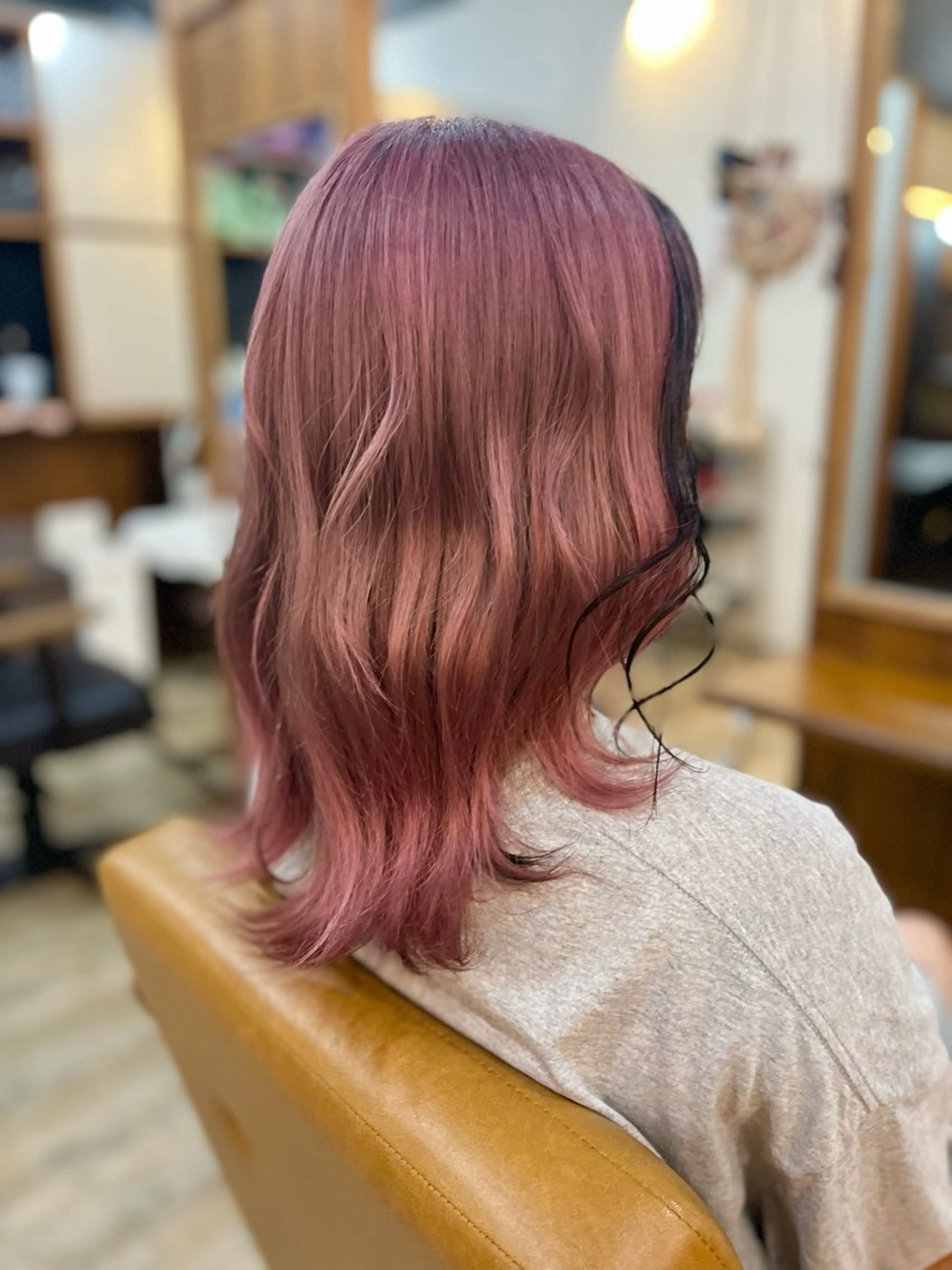 カラー ピンクカラー G.O.A.T hair所属・Karen ✂︎GOAThairのヘアスタイル