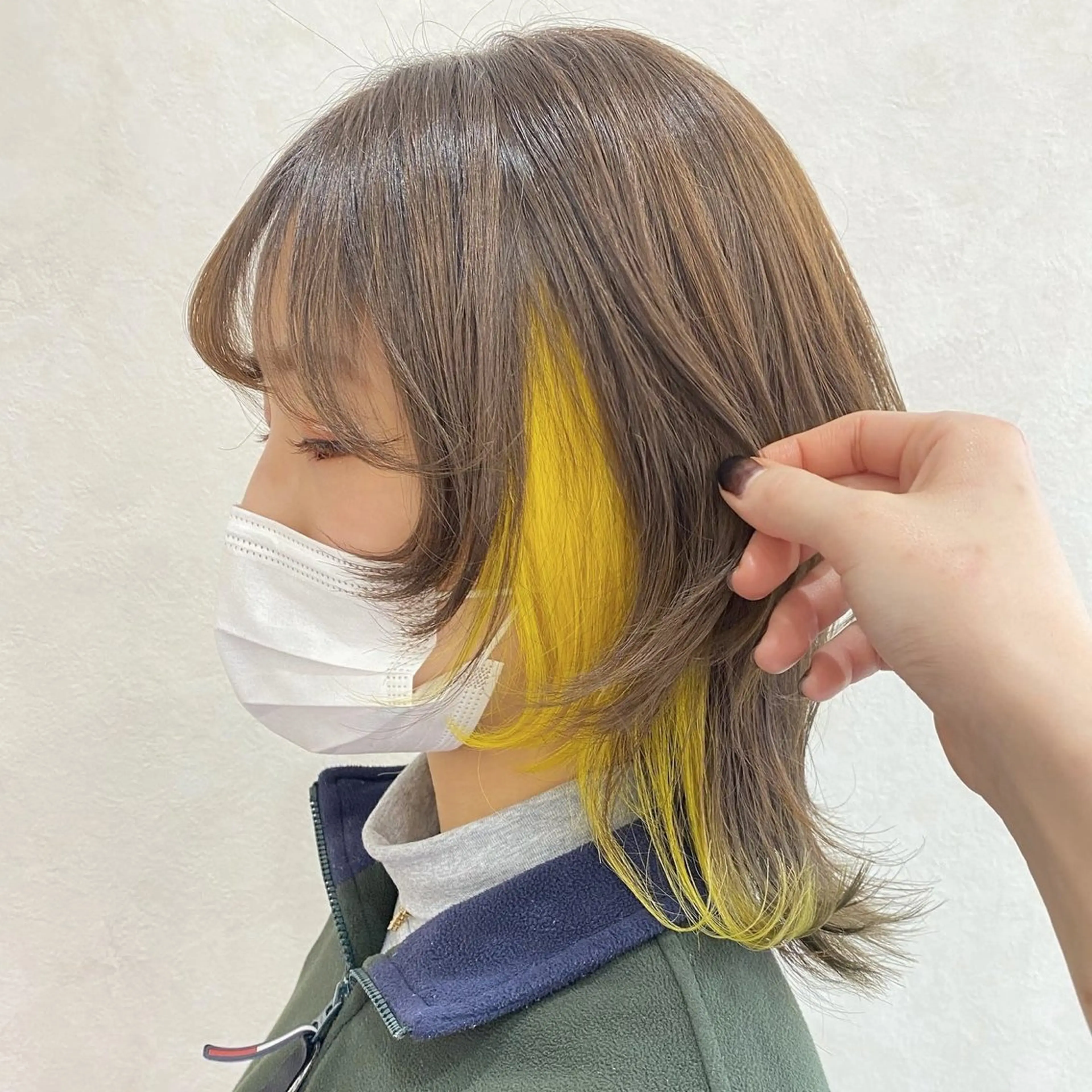 ミディアム ヘアカラー トリートメント ボブ／"質感再生"艶 カラー🫧sHOMaのヘアスタイル