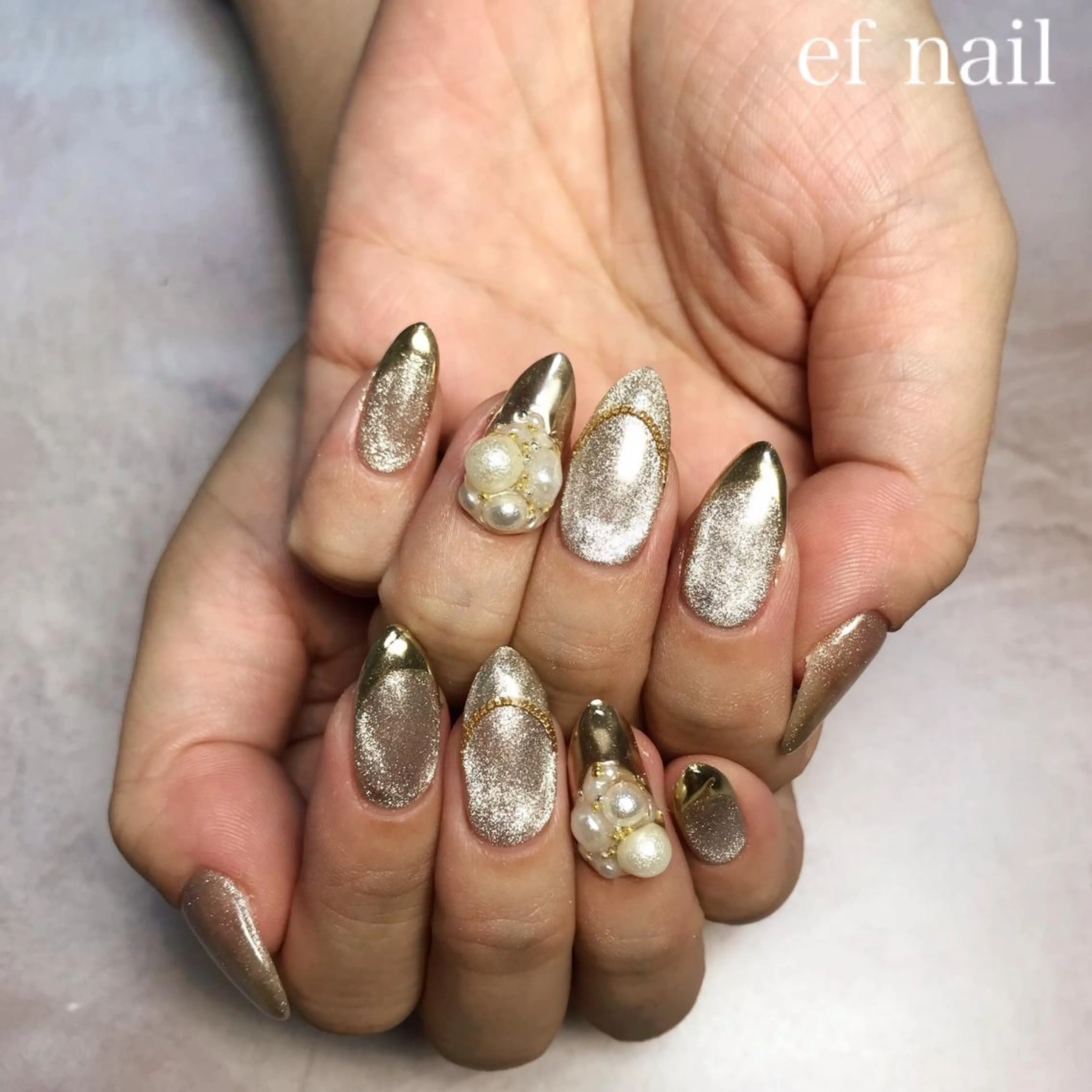 ネイル ハンドネイル ef nailのネイルデザイン