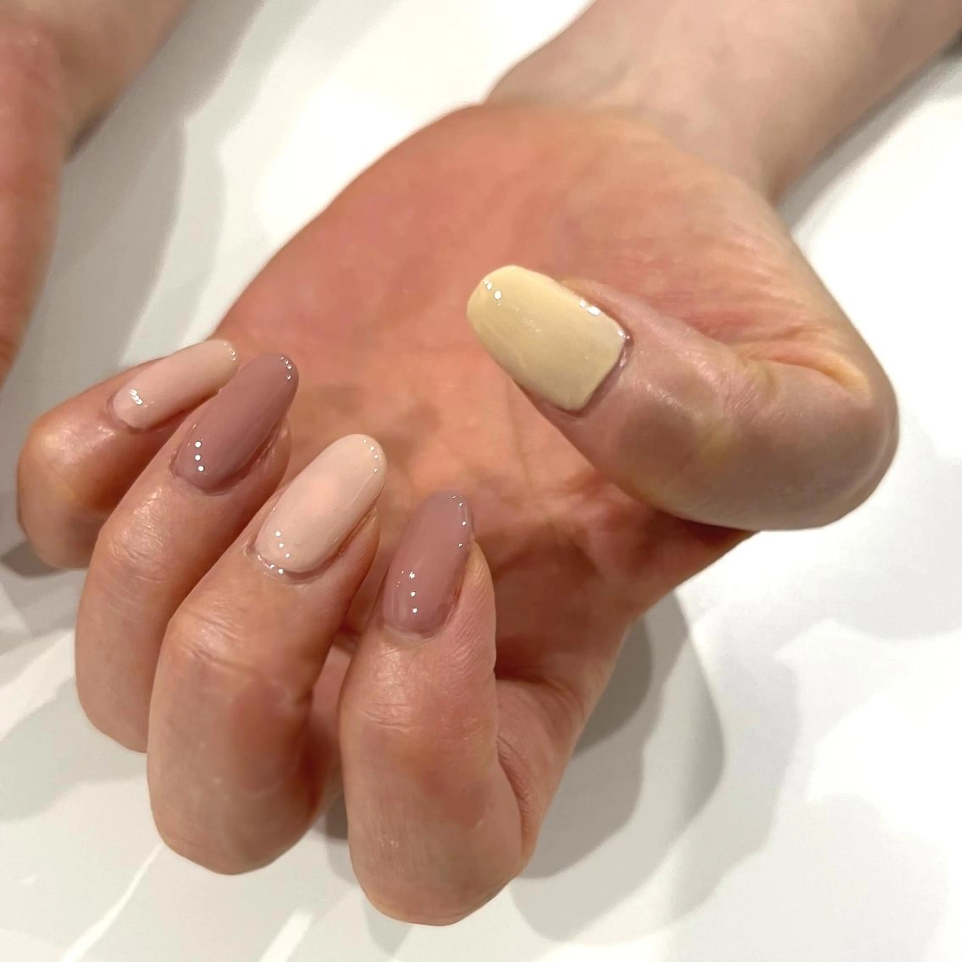 🏫ネイル学園🏫🩵多色ネイル（3色まで）🩵💅ジェルネイルHAND📴なし💅の写真