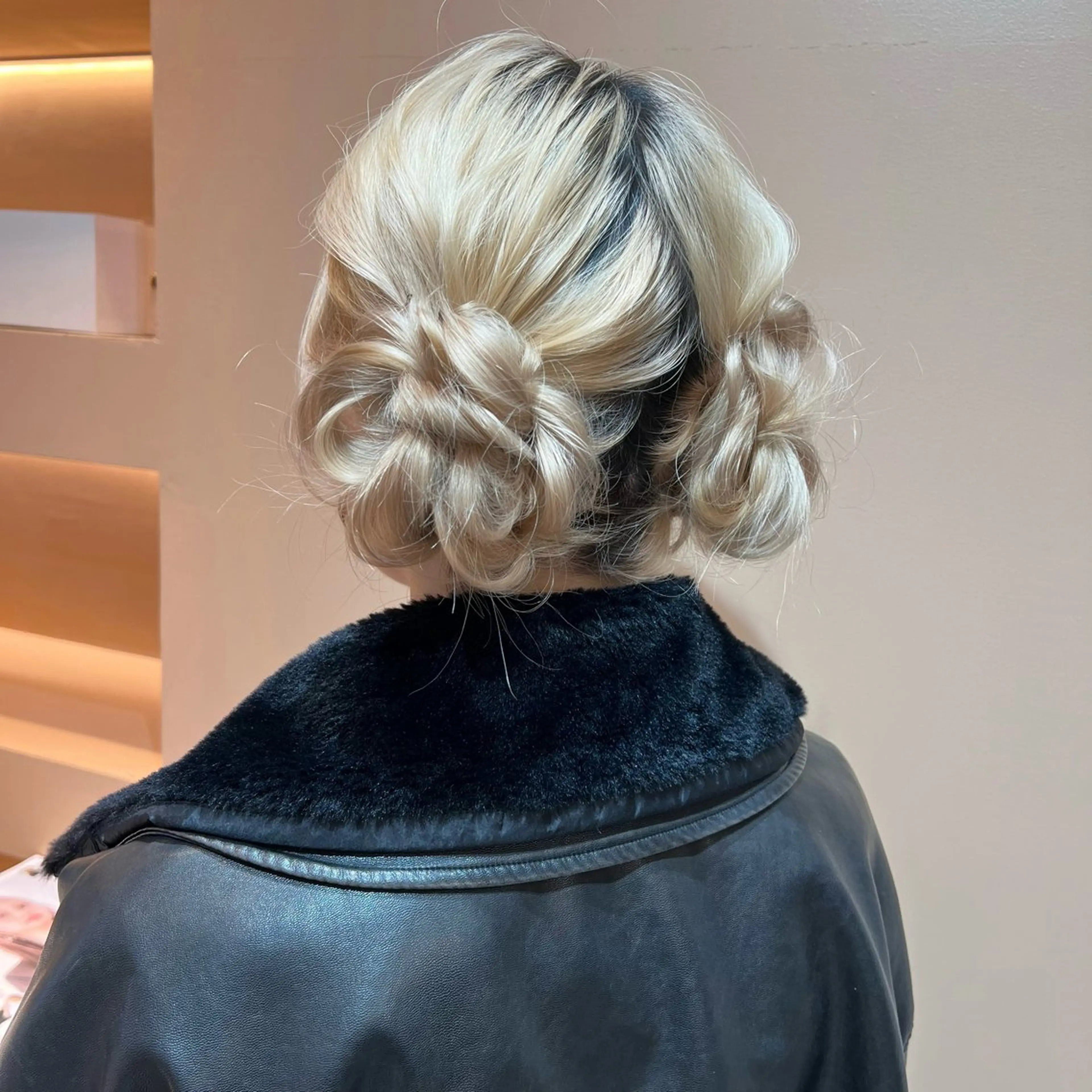 セミロング ヘアアレンジ お団子ヘア ヘアセット ✨カチモリ✨レイヤー 韓国ヘア🇰🇷ゆいのヘアスタイル