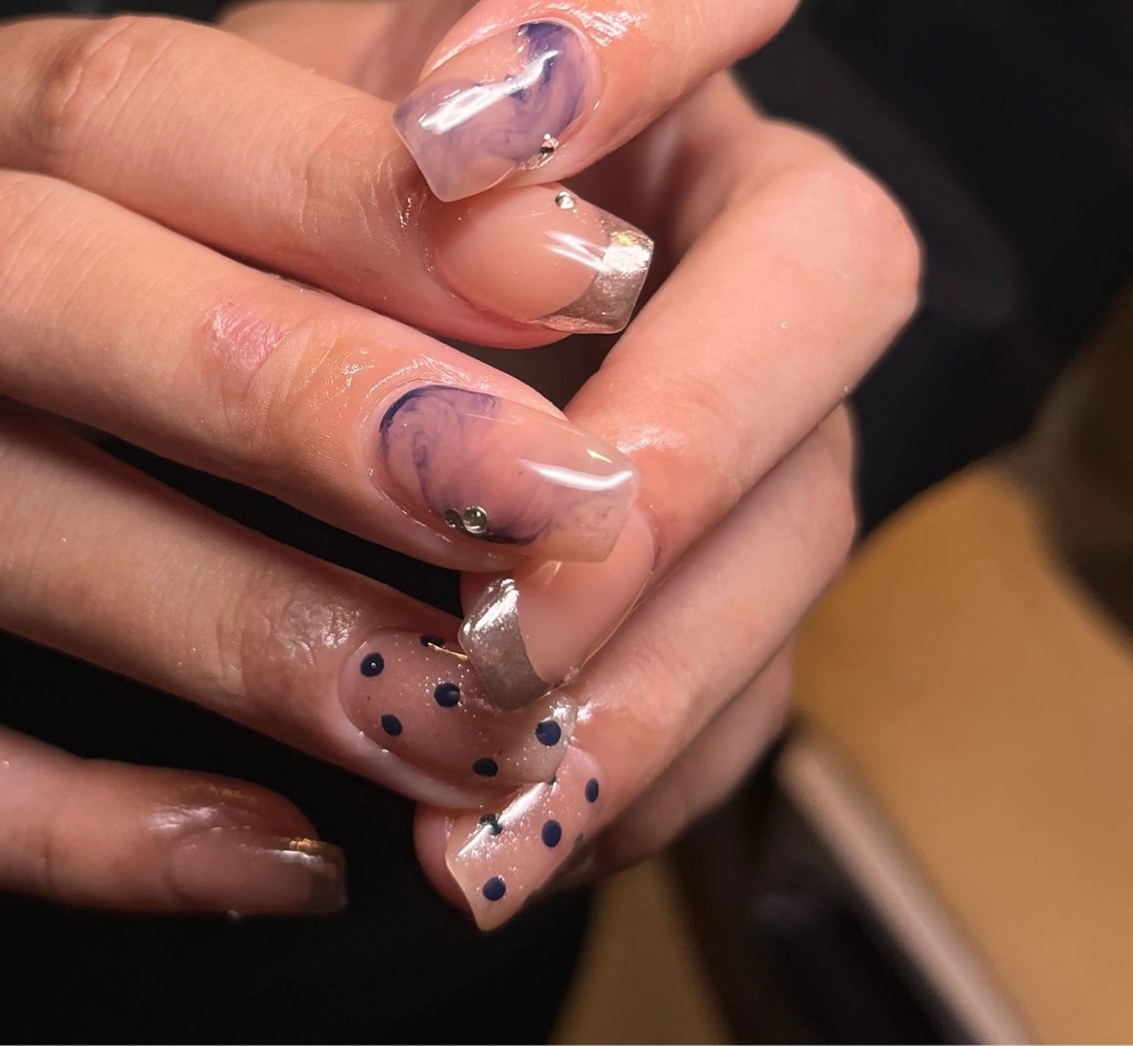ネイル ハンドネイル Earth♀ taru🪱のネイルデザイン