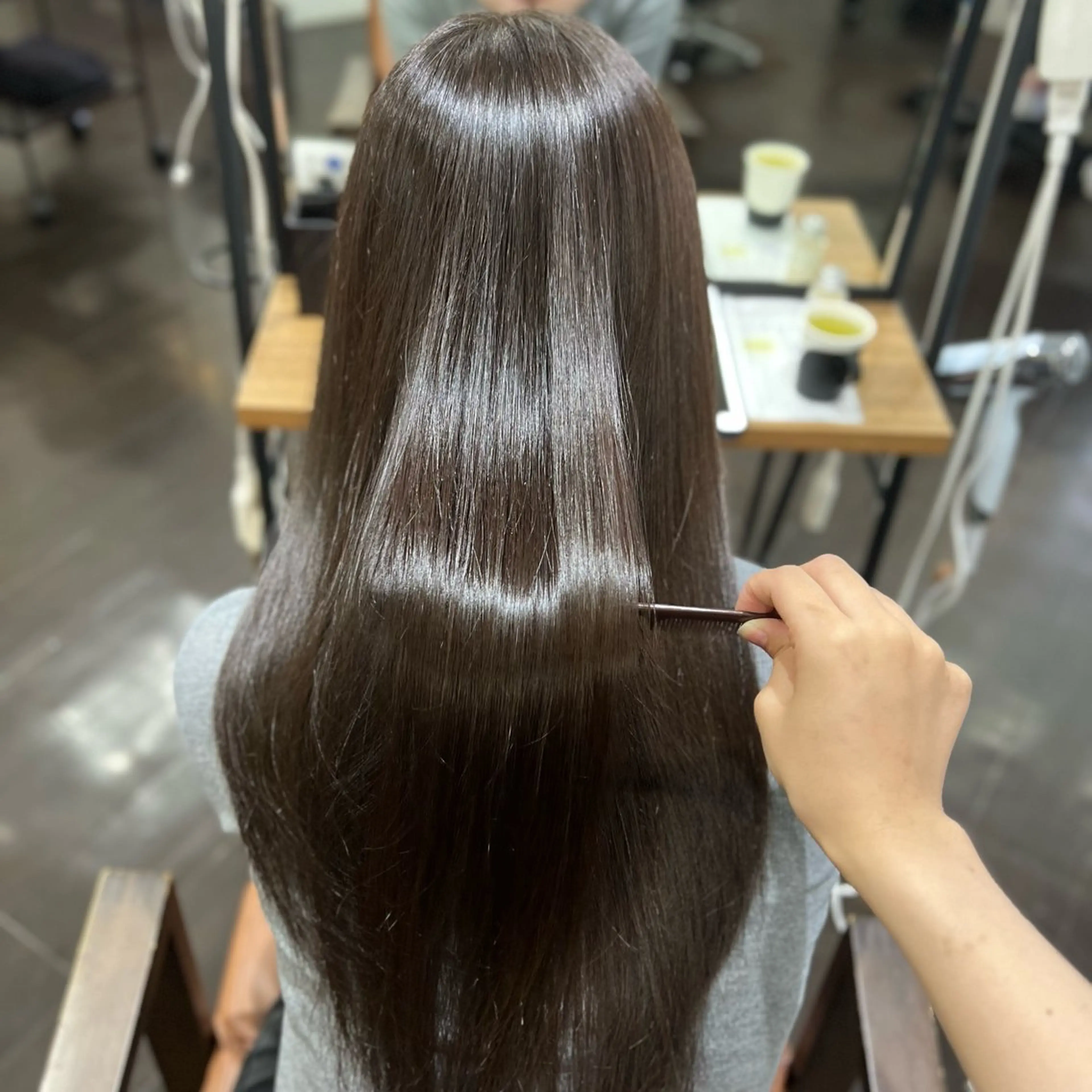 ロング カラー 髪質改善 トリートメント 🌼名駅/透明感 髪質改善/はるな🌼のヘアスタイル