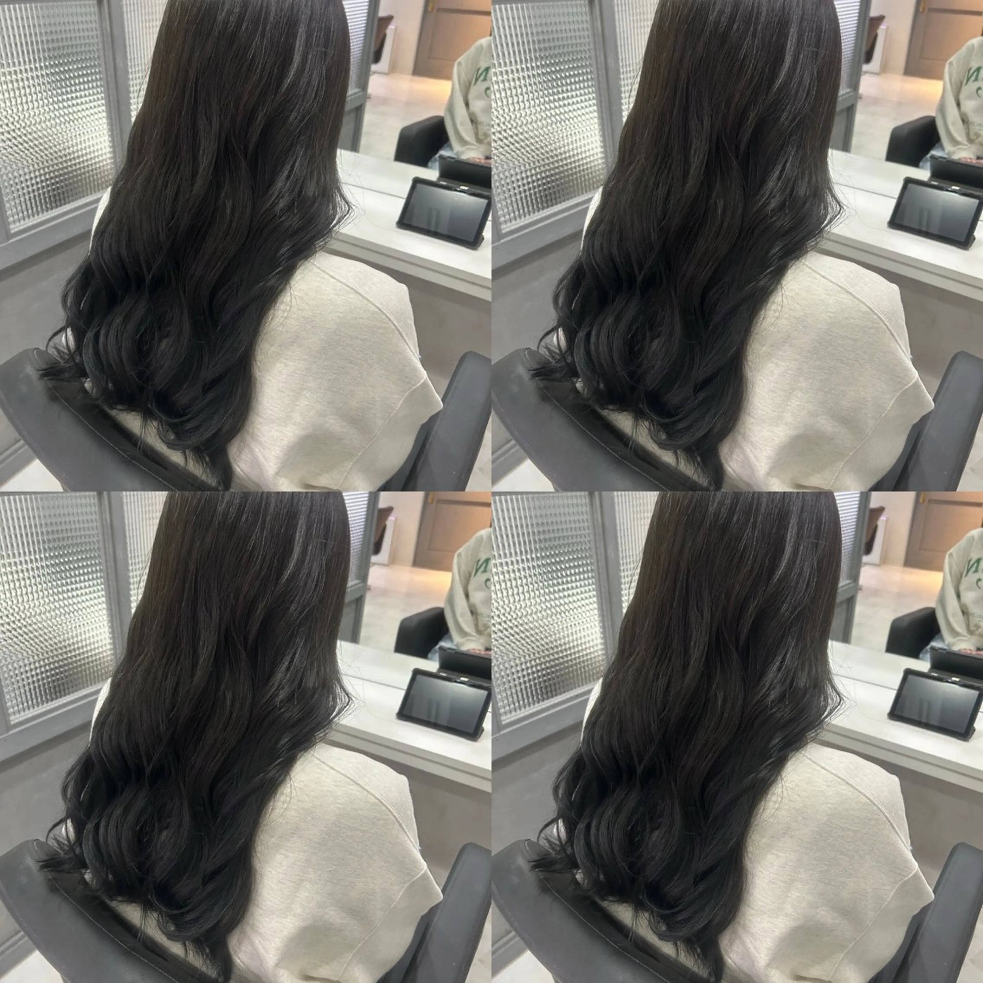 ロング カラー ヘアカラー トリートメント 🎀韓国ヘア/ 髪質改善 このは🎀のヘアスタイル
