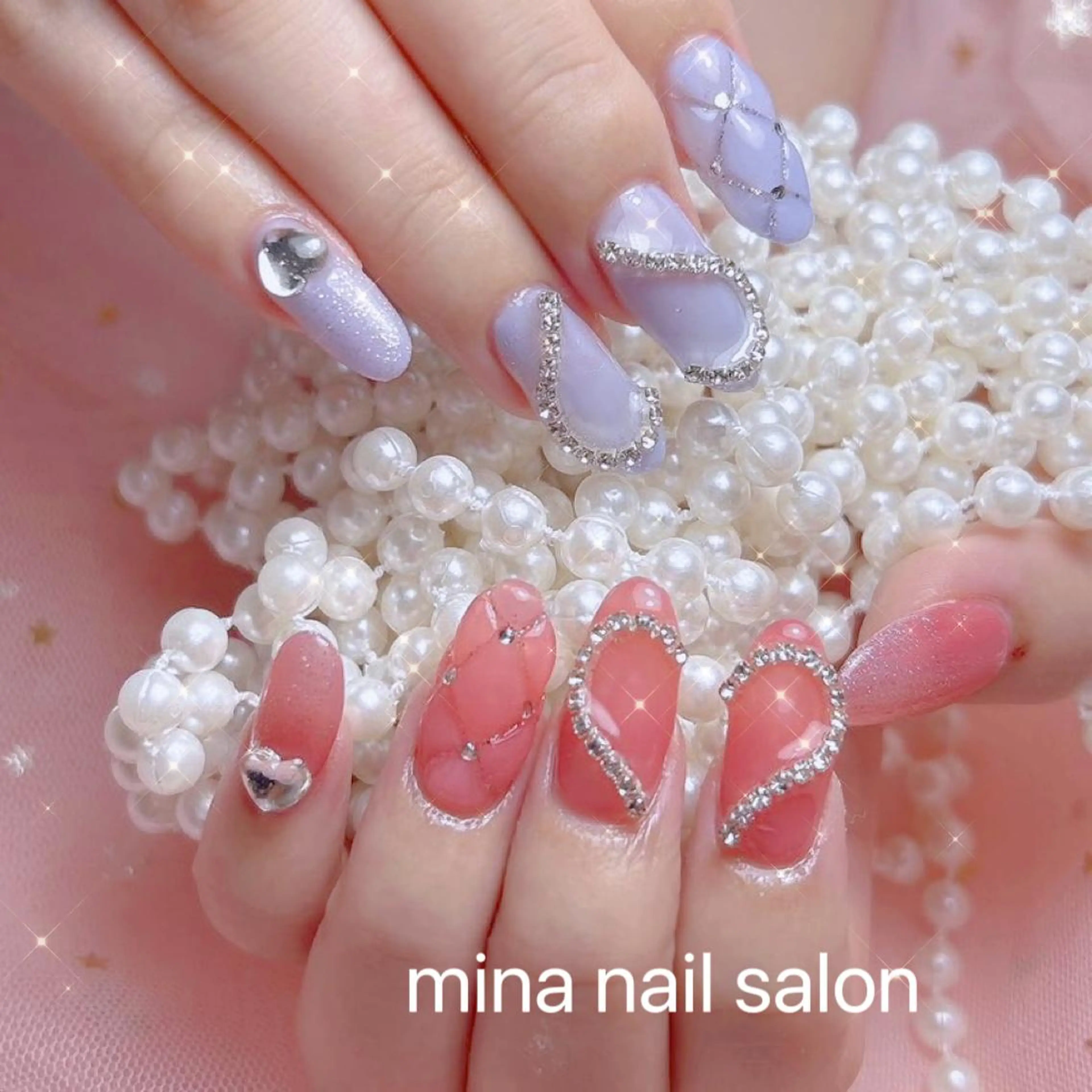 ネイル Mina🧸 韓国風ネイル🎀のネイルデザイン