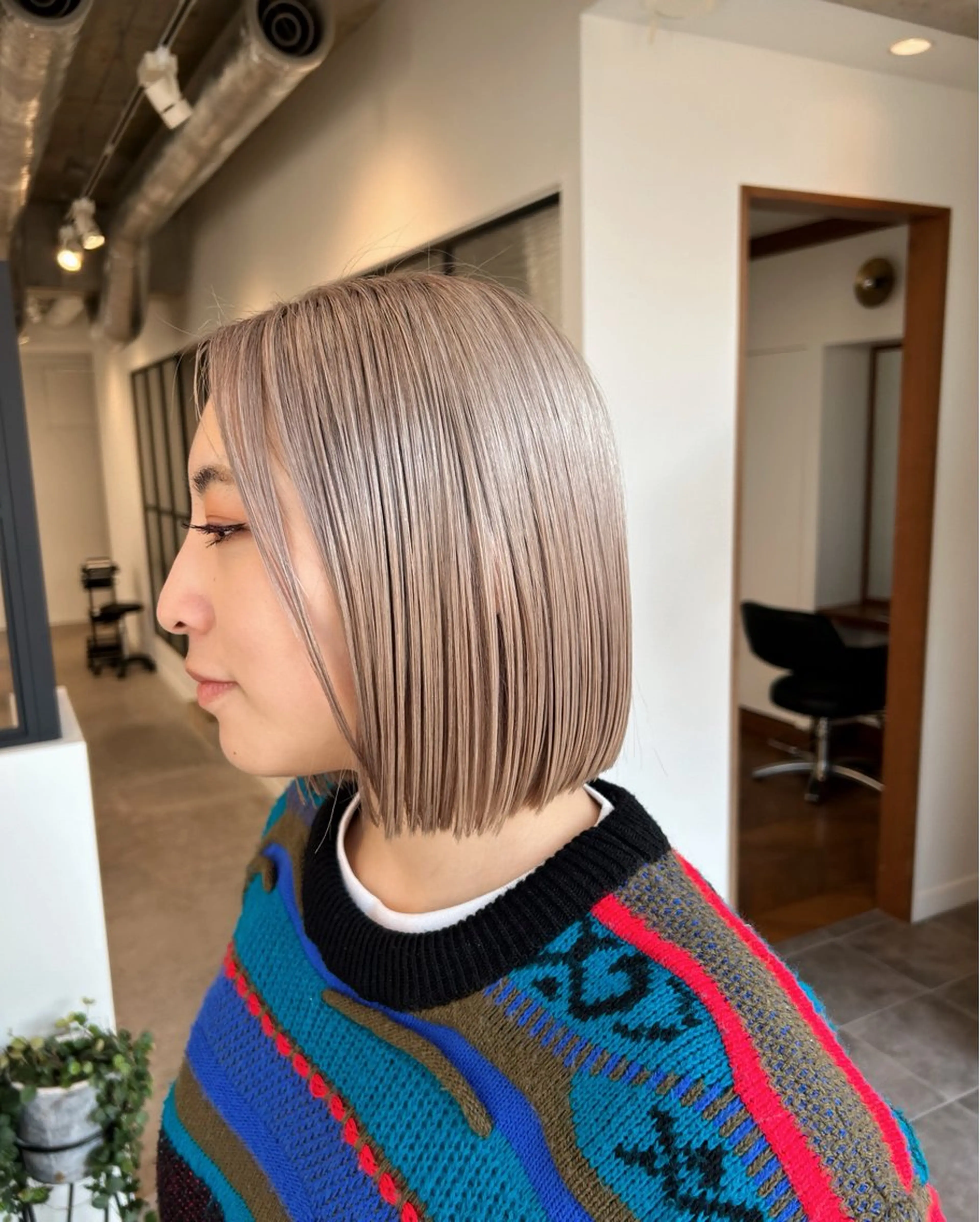 ケアブリーチダブルカラー+2stepトリートメントの写真