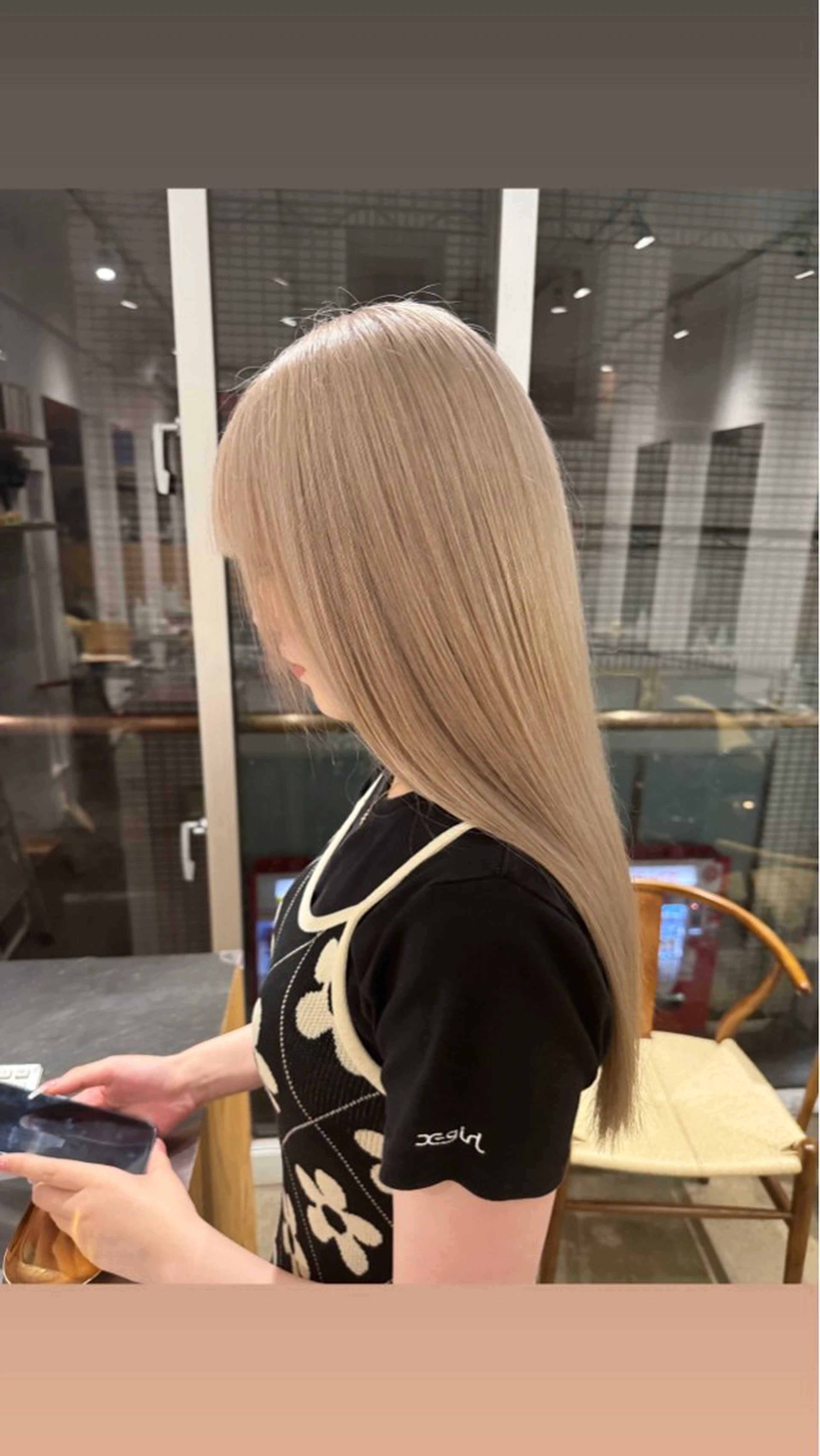 ロング ヘアカラー トリートメント JUNYA 海外ガールヘアのヘアスタイル