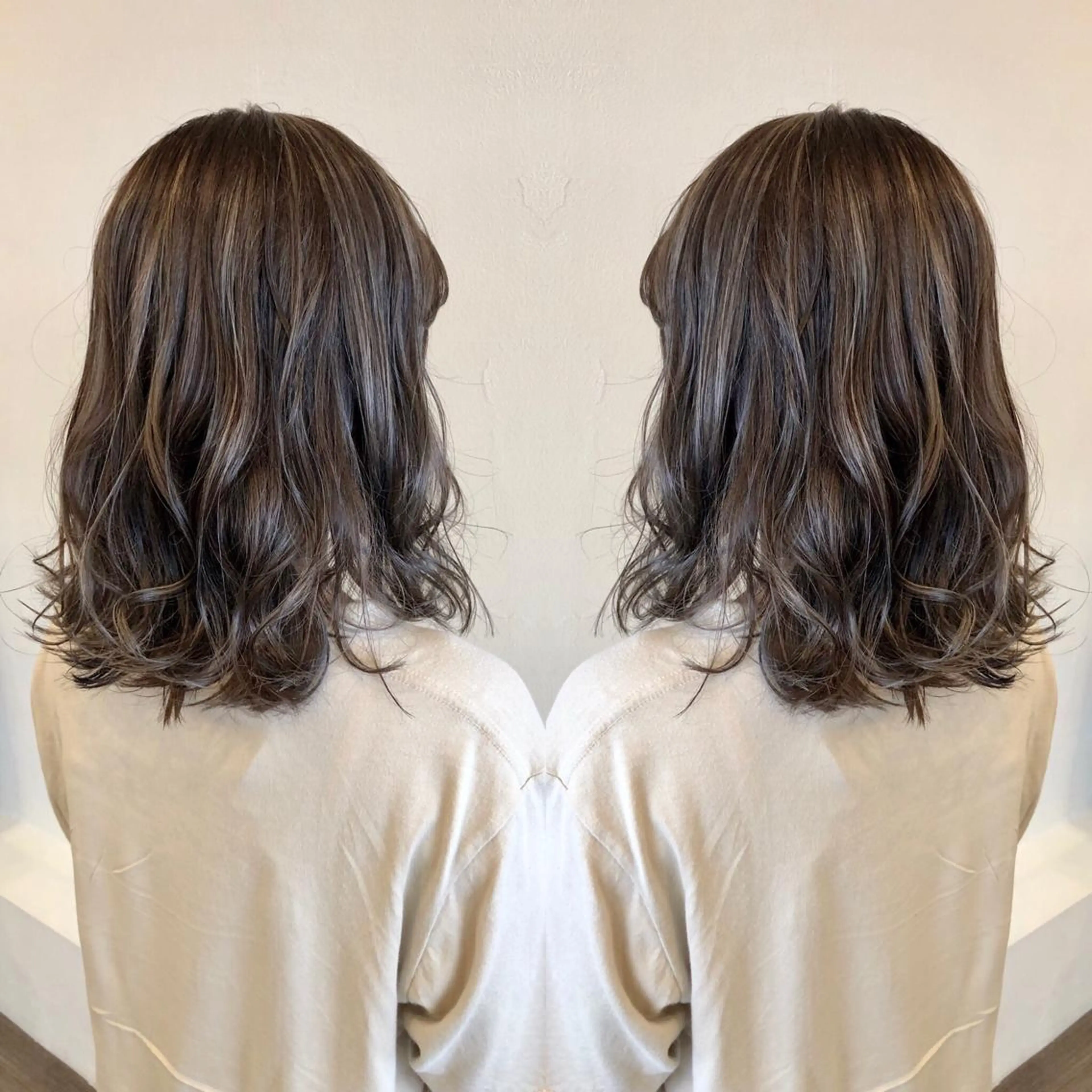 ミディアム カラー ヘアカラー Hair make VERDA所属・宮下 耕平のヘアスタイル