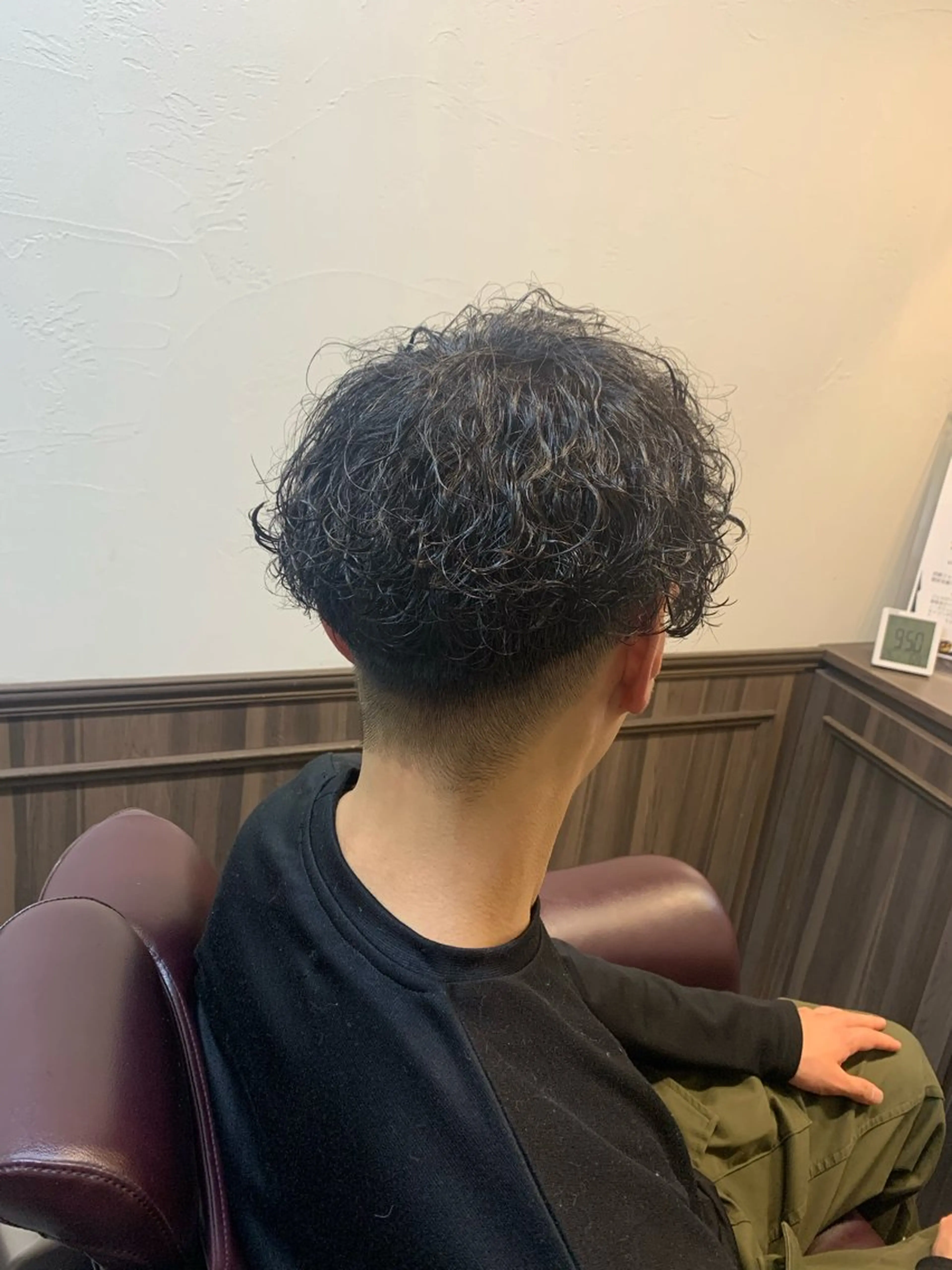 パーマ メンズ Million Bucks barber shop所属・カットモデル募集 いさかのヘアスタイル