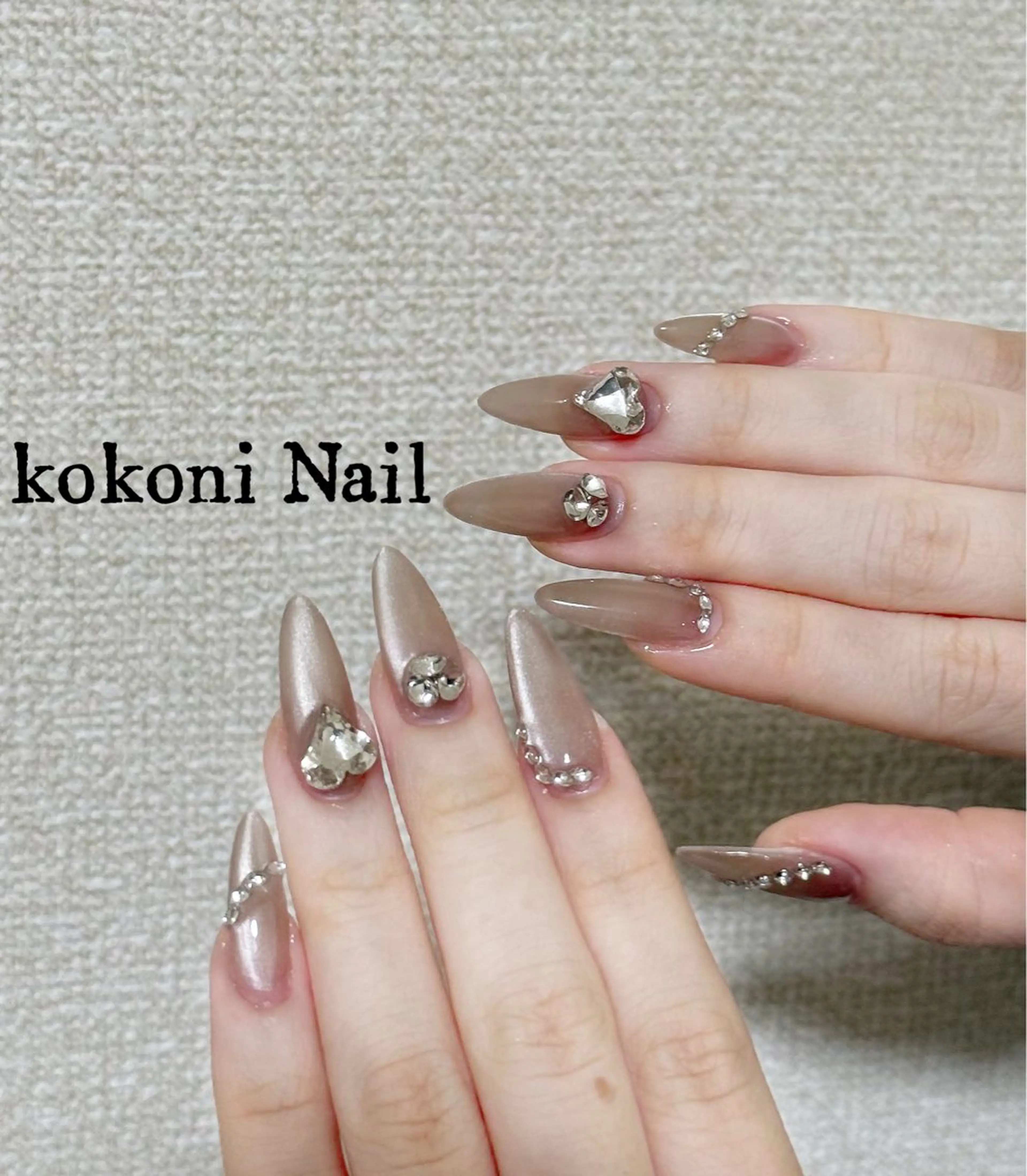 ネイル ハンドネイル ここに ネイルサロンのネイルデザイン