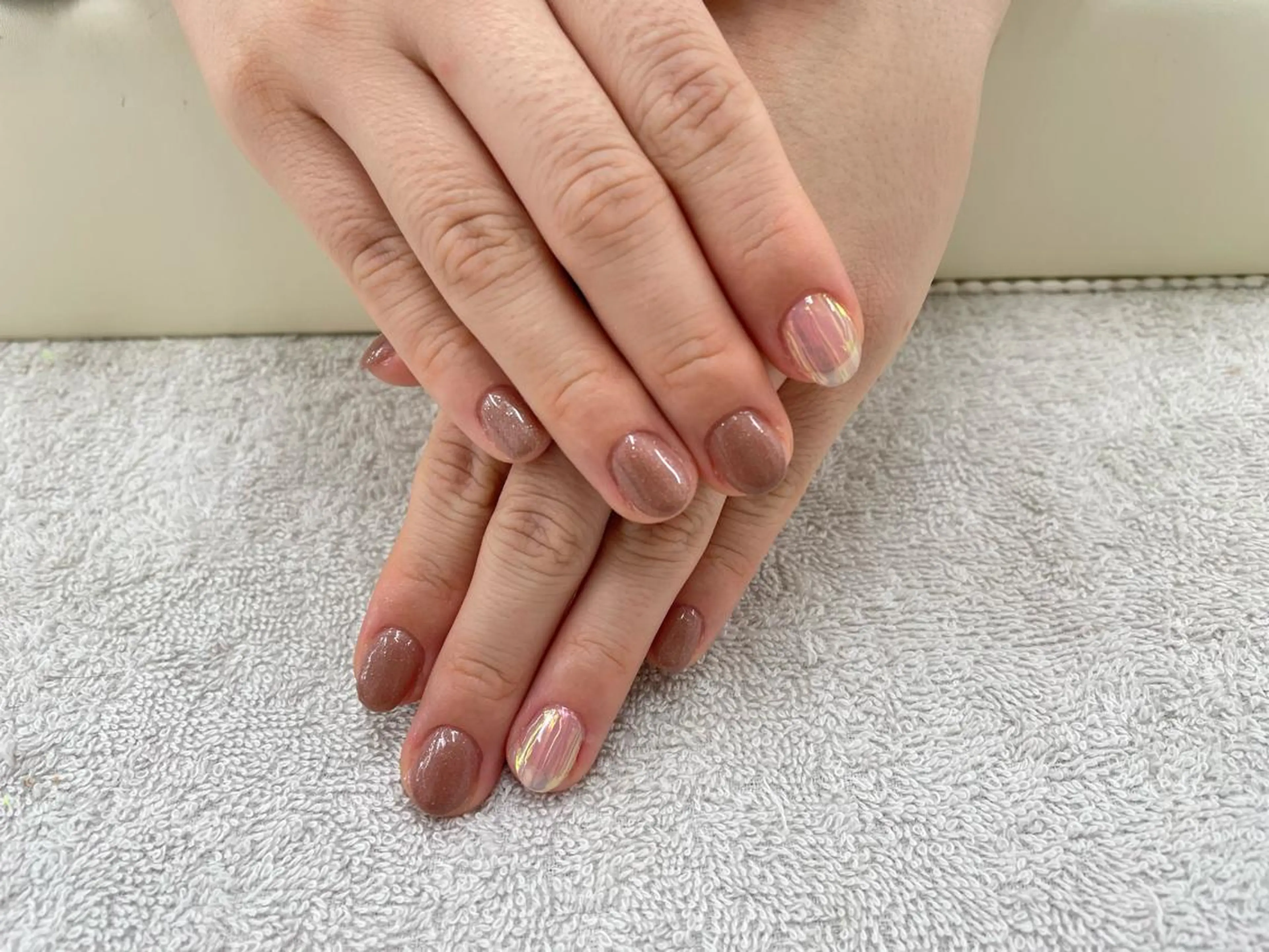 ネイル オーロラネイル ハンドネイル Bianca SAITO🌺のネイルデザイン