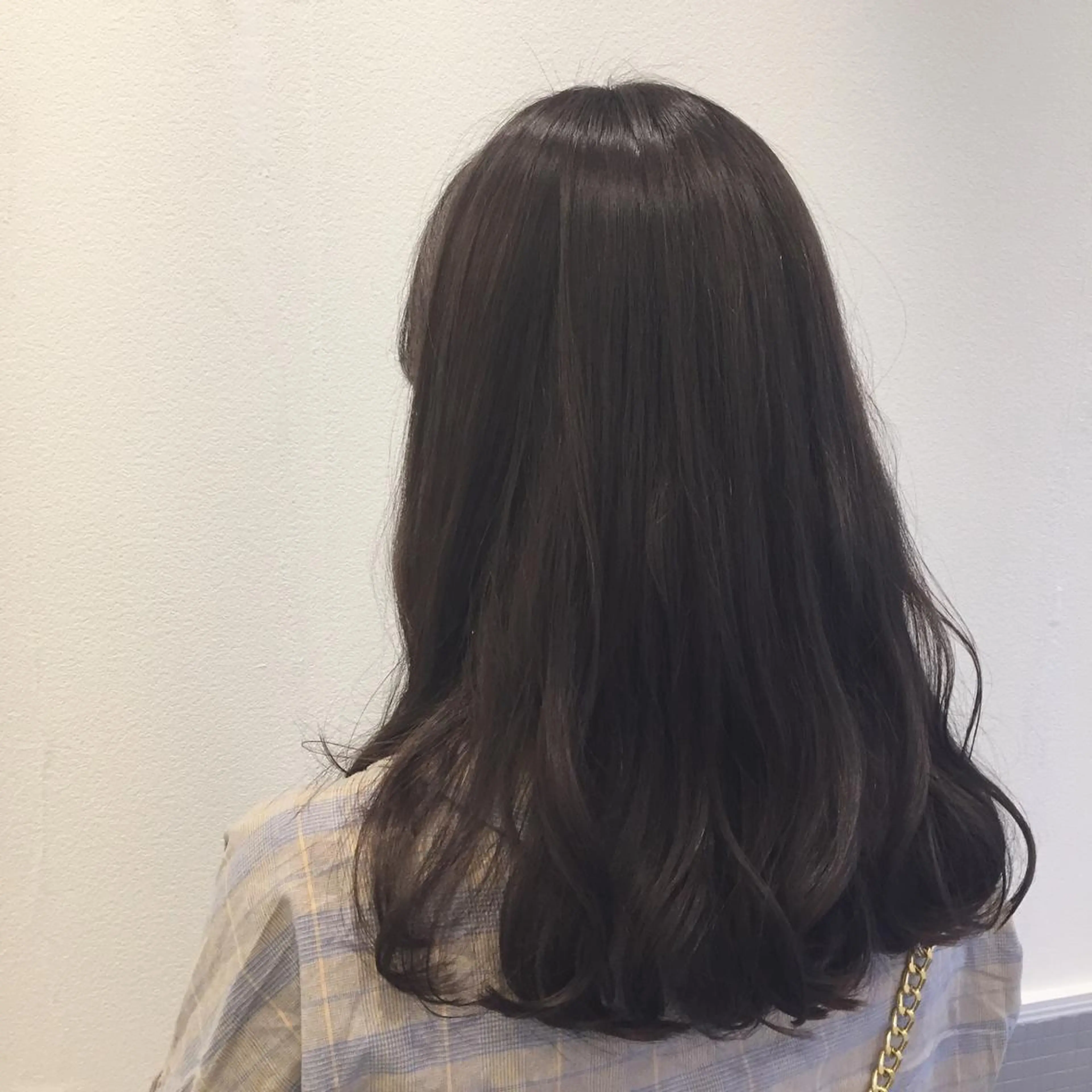 セミロング カラー ダブルカラー グレージュ イルミナカラー ヘアカラー トリートメント 柔らかいcolor 🌿harukaのヘアスタイル