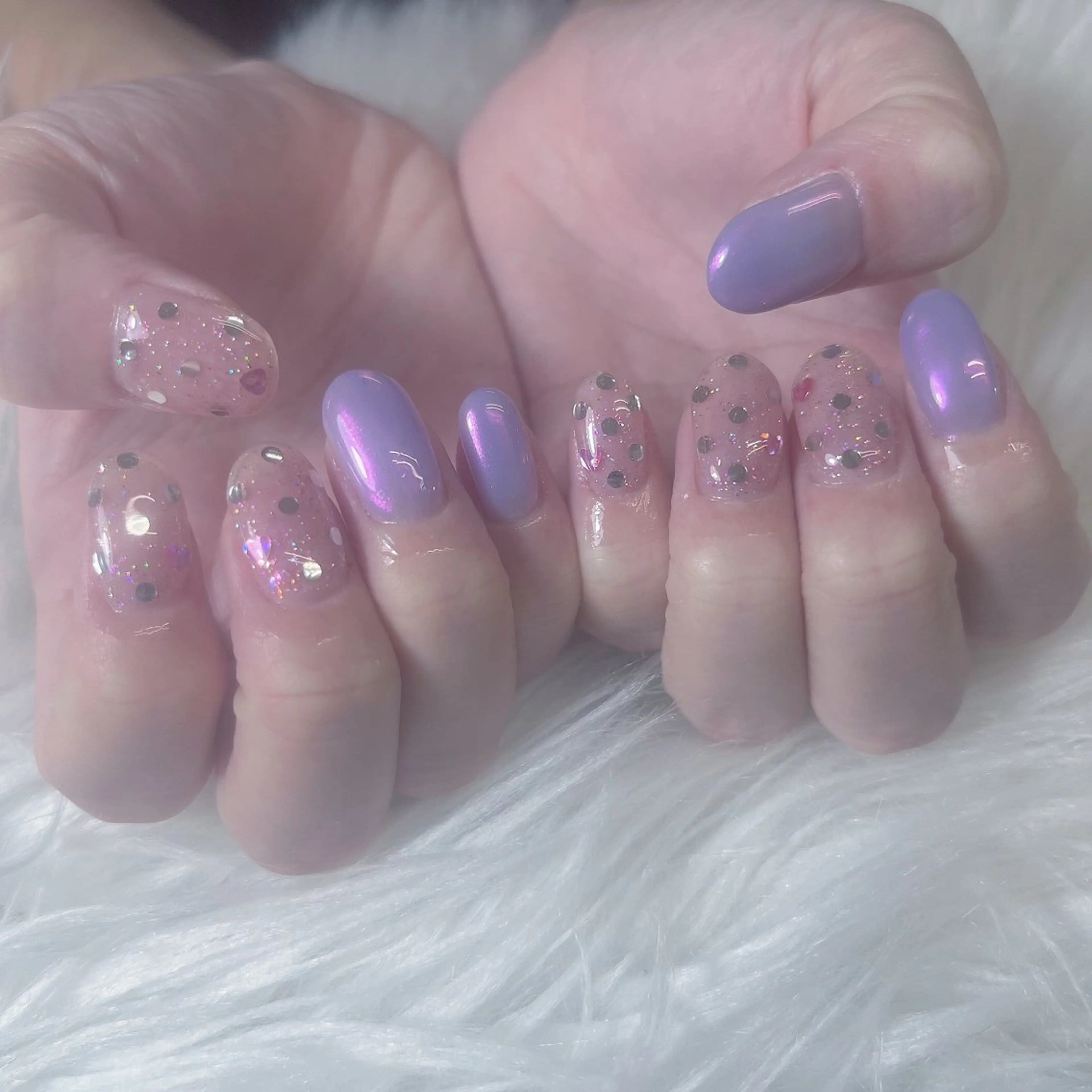 ネイル ハンドネイル Maya 🧊🫧‪のネイルデザイン