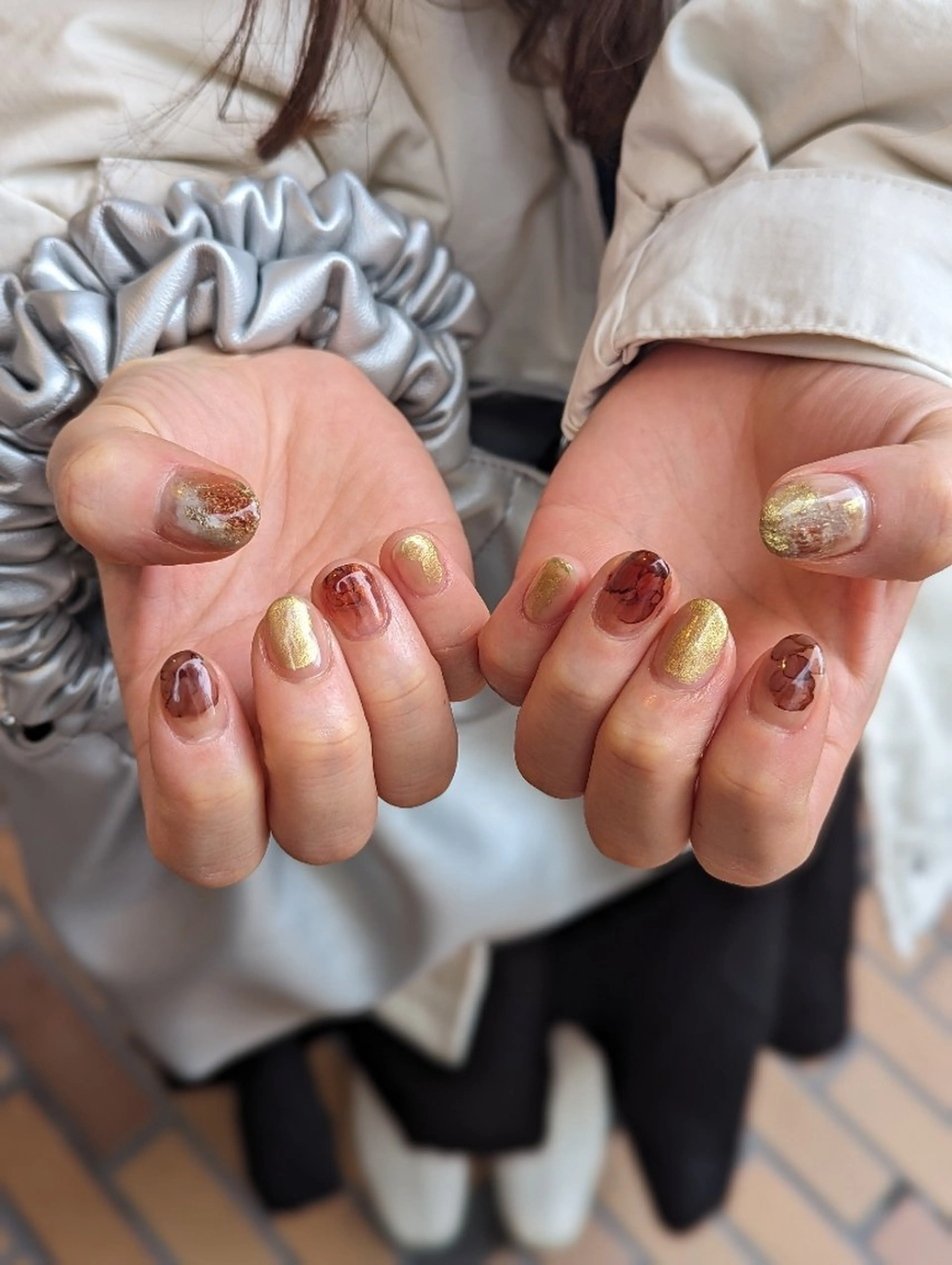 ネイル ニュアンスネイル シンプルネイル 本村 れいみのネイルデザイン
