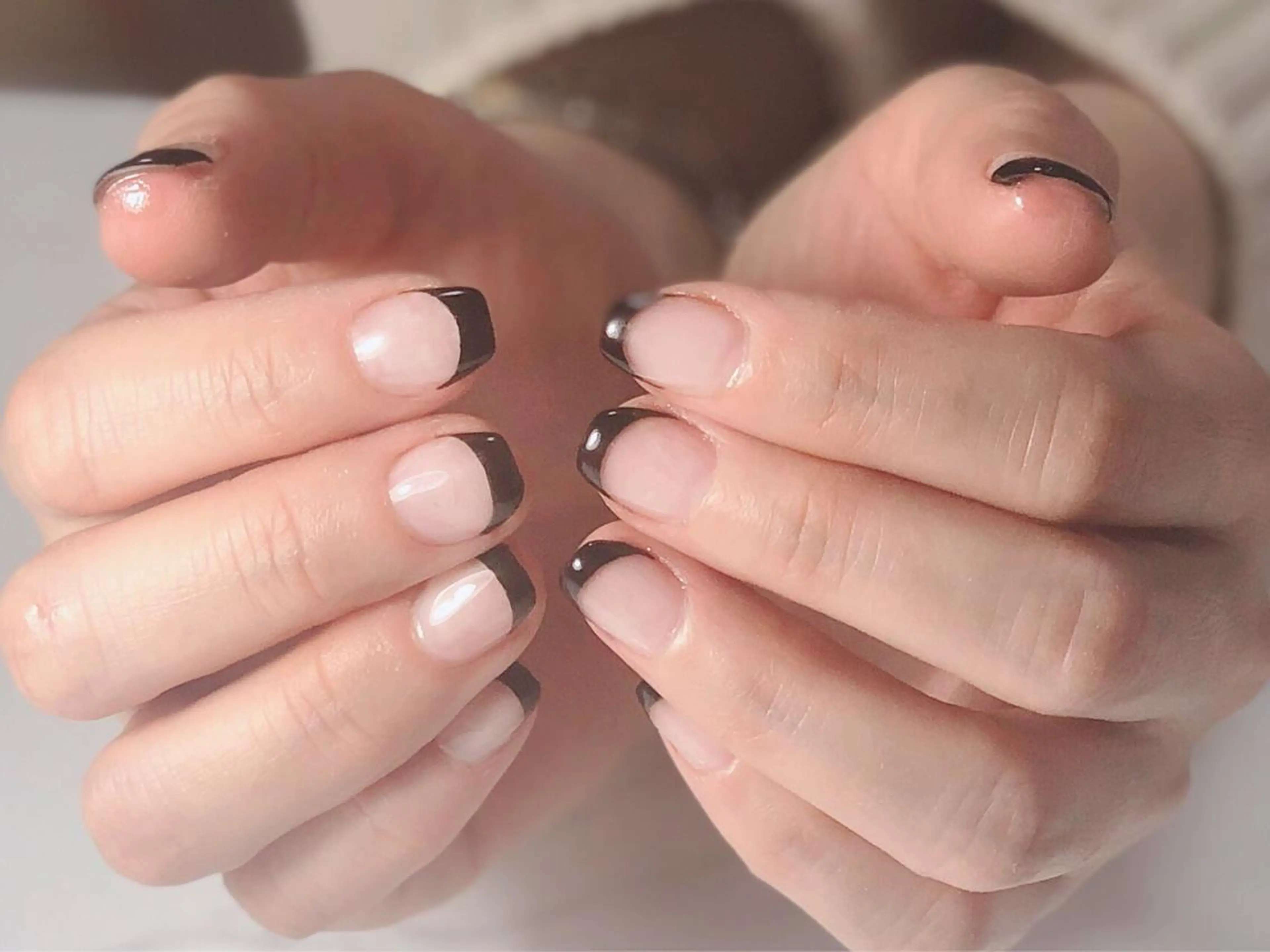 ネイル フレンチネイル ジェルネイル オフィスネイル ワンカラーネイル 辻野 和枝のネイルデザイン