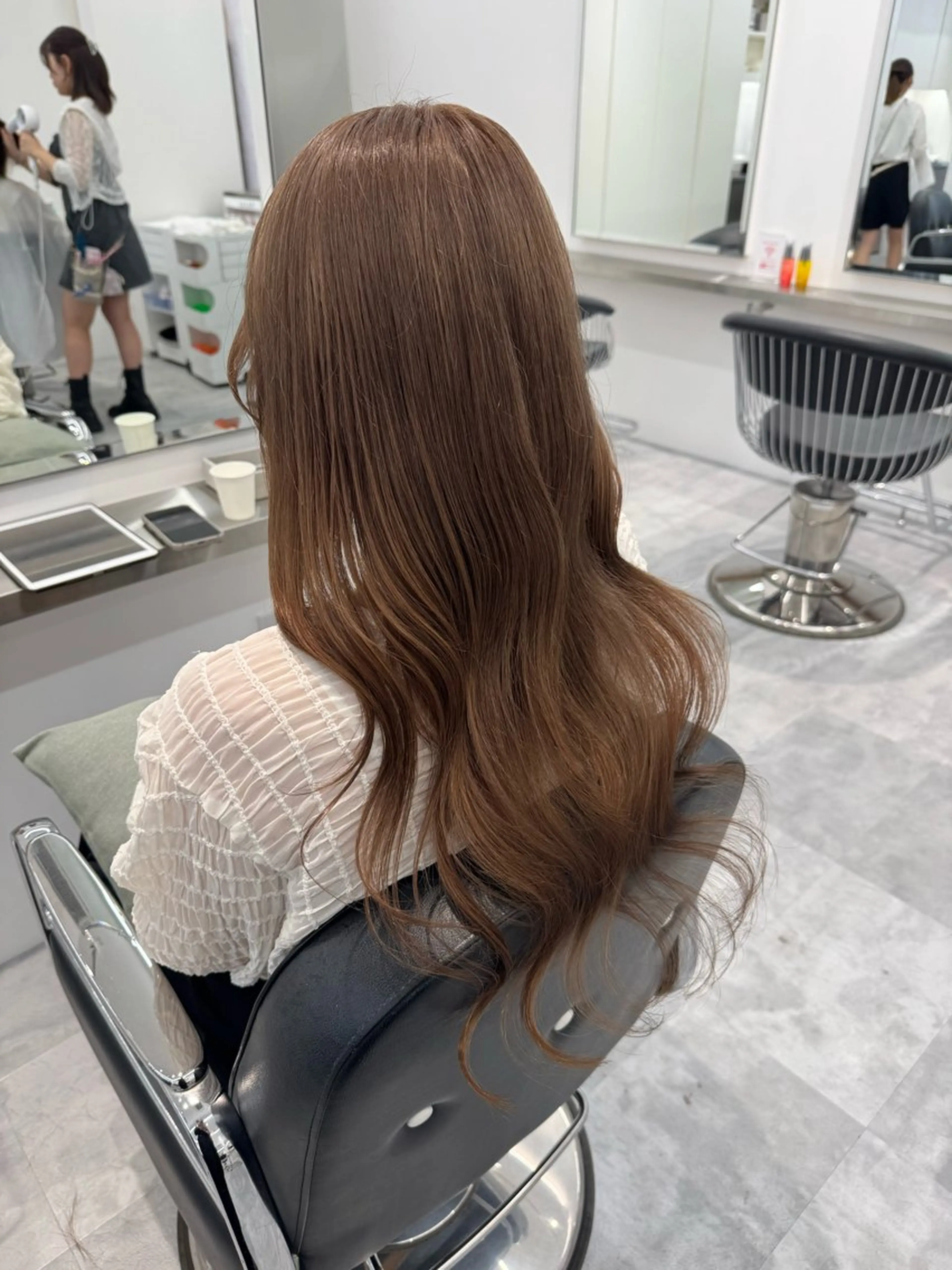 ロング カラー ヘアカラー ParveMix🍀 藤原愛未のヘアスタイル
