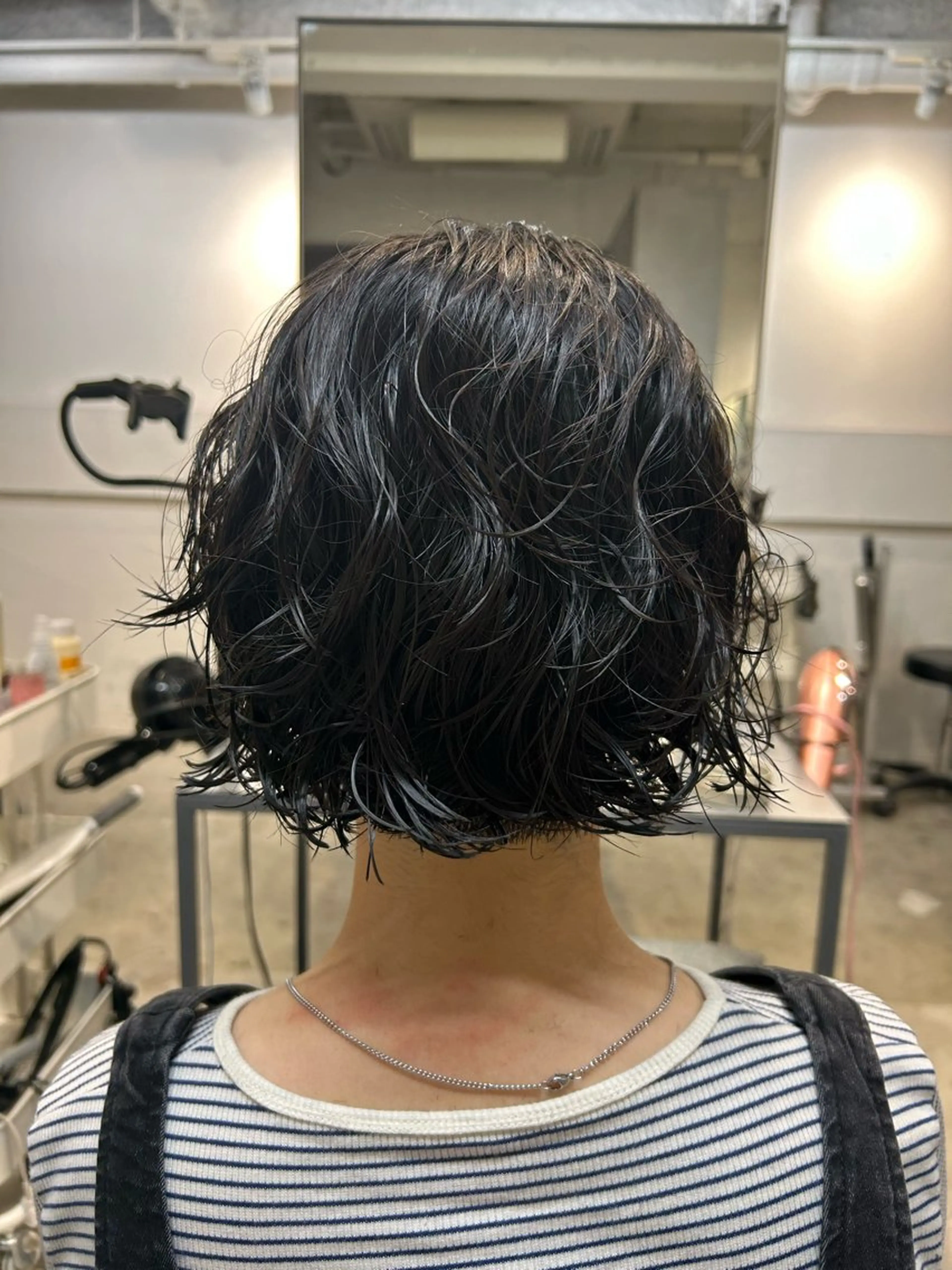 ショート パーマ 💈韓国Bob perm💈のヘアスタイル