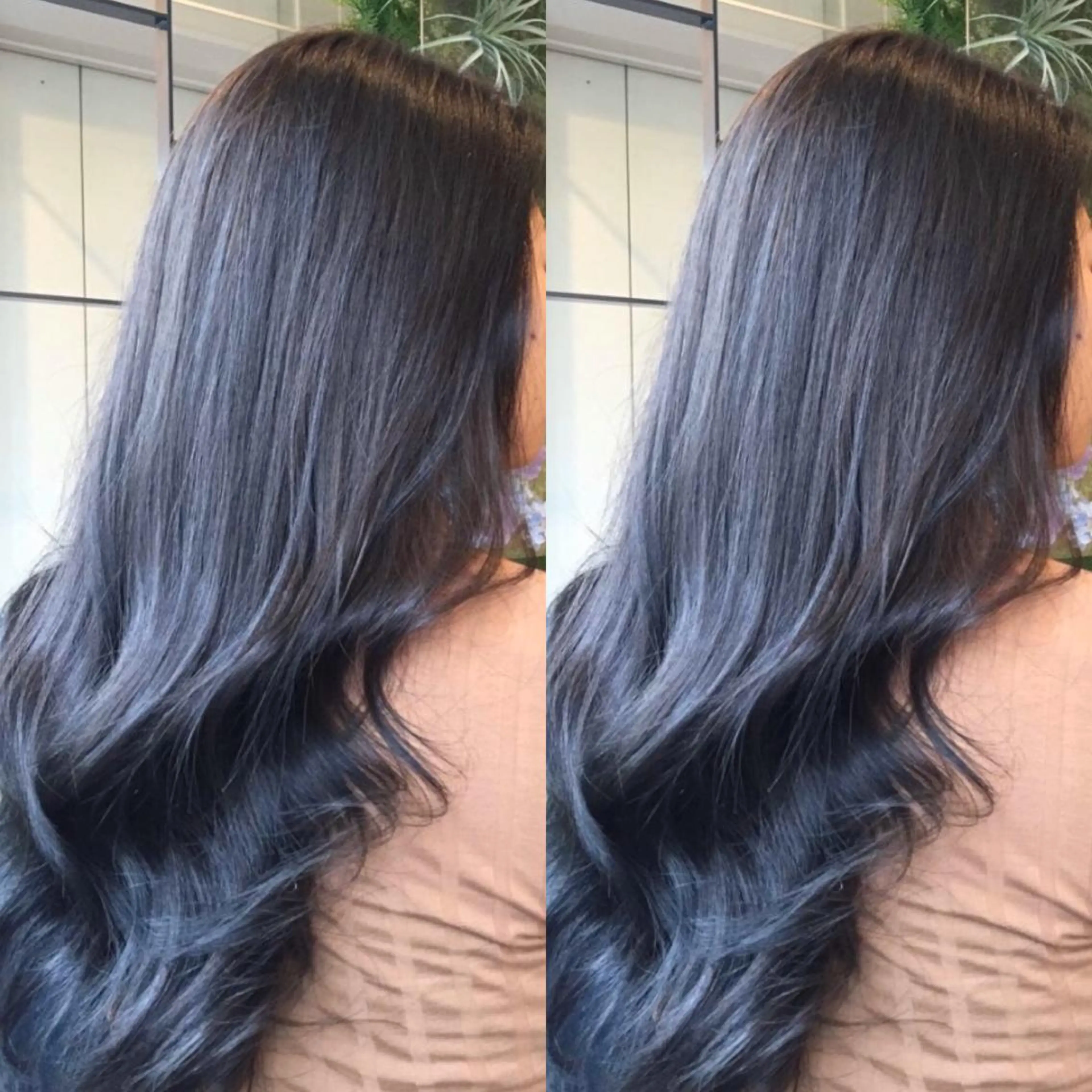 ロング カラー ヘアカラー Hanna by W_SALONのヘアスタイル