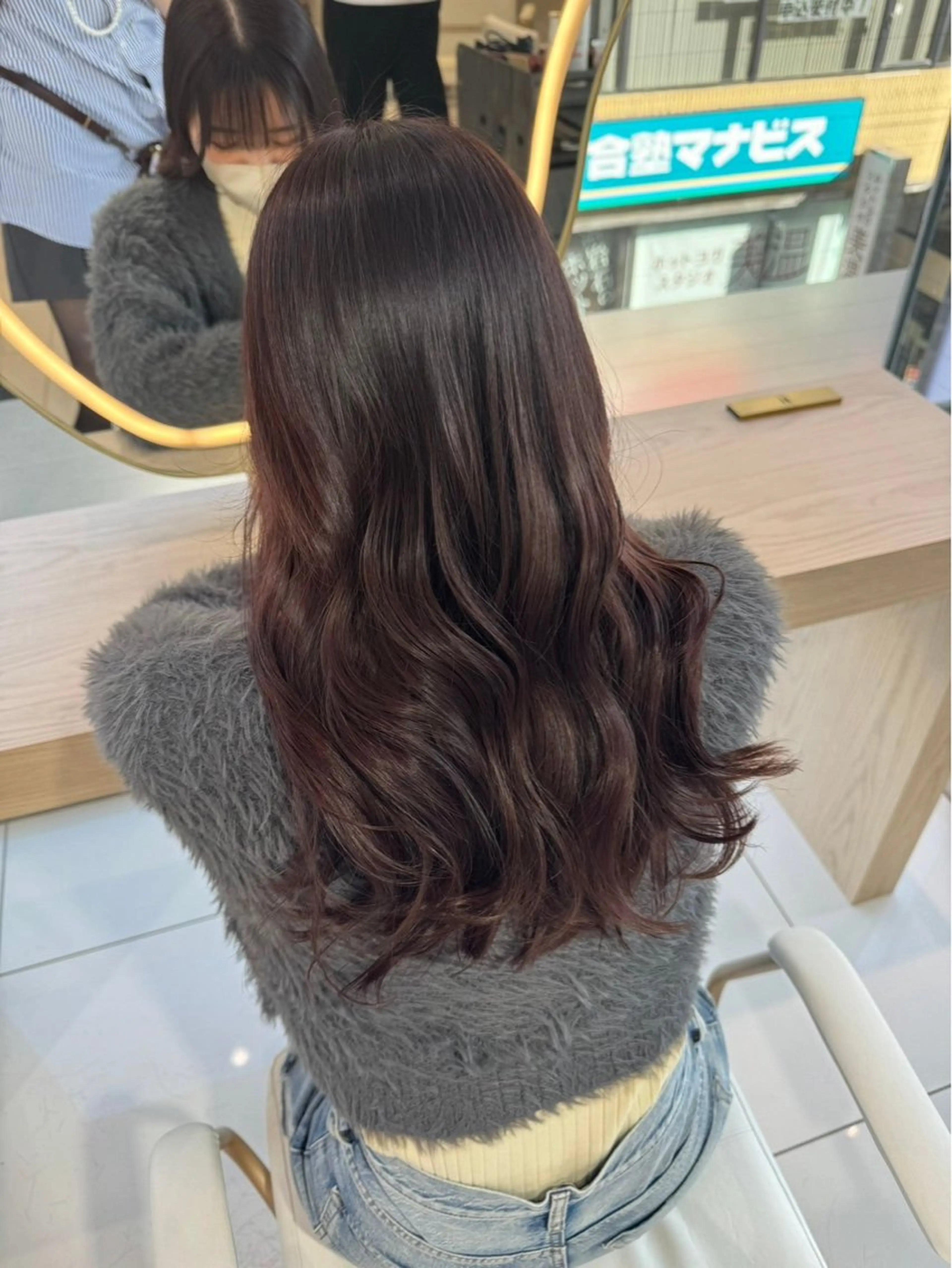 ロング カラー ブラウンカラー ココアブラウン レイヤー❤️‍🔥 くびれヘア/西野和裕のヘアスタイル