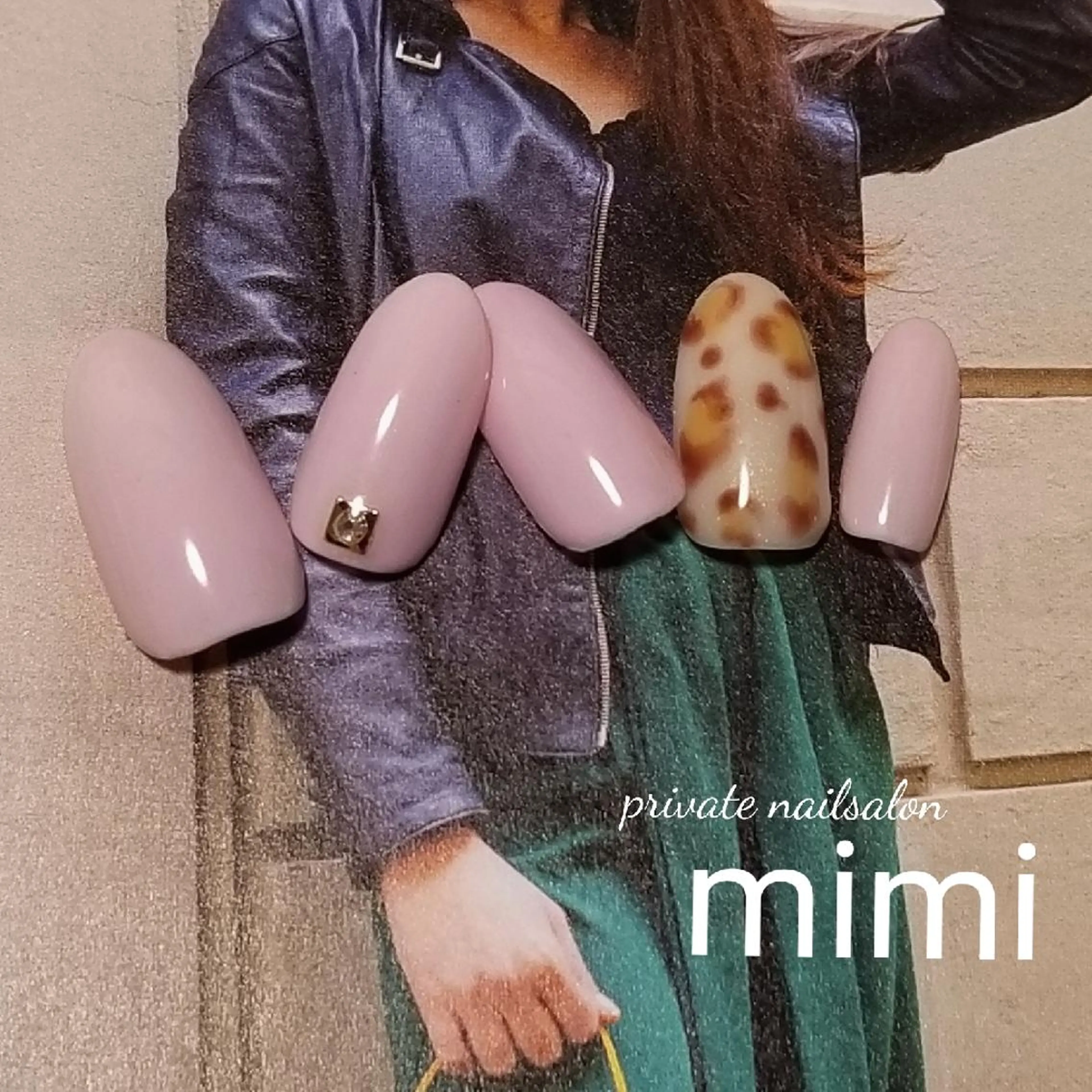 ネイル シンプルネイル 博多ネイル ｍｉｍｉのネイルデザイン