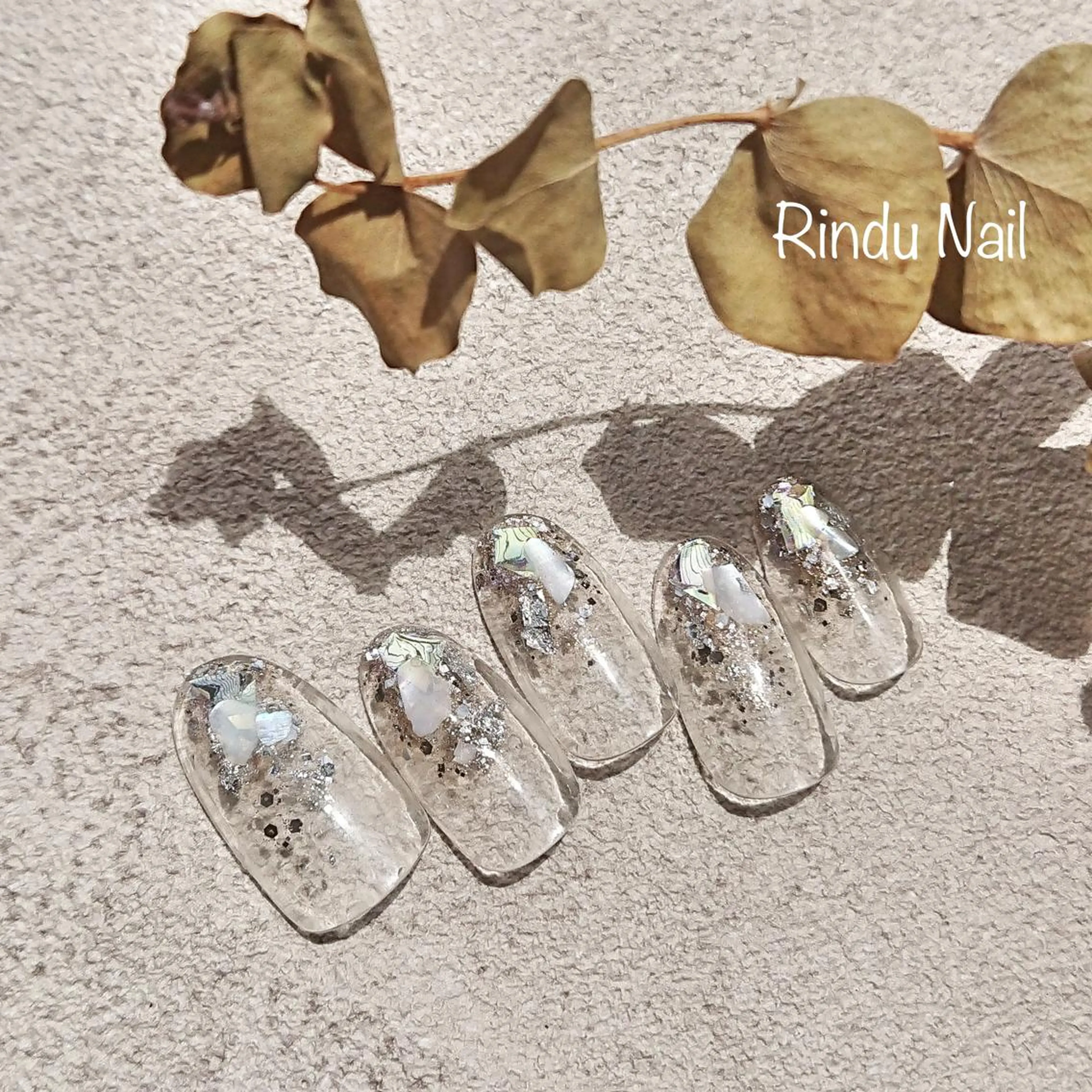 ネイル クリアネイル Rindu Nail 名駅miniのネイルデザイン
