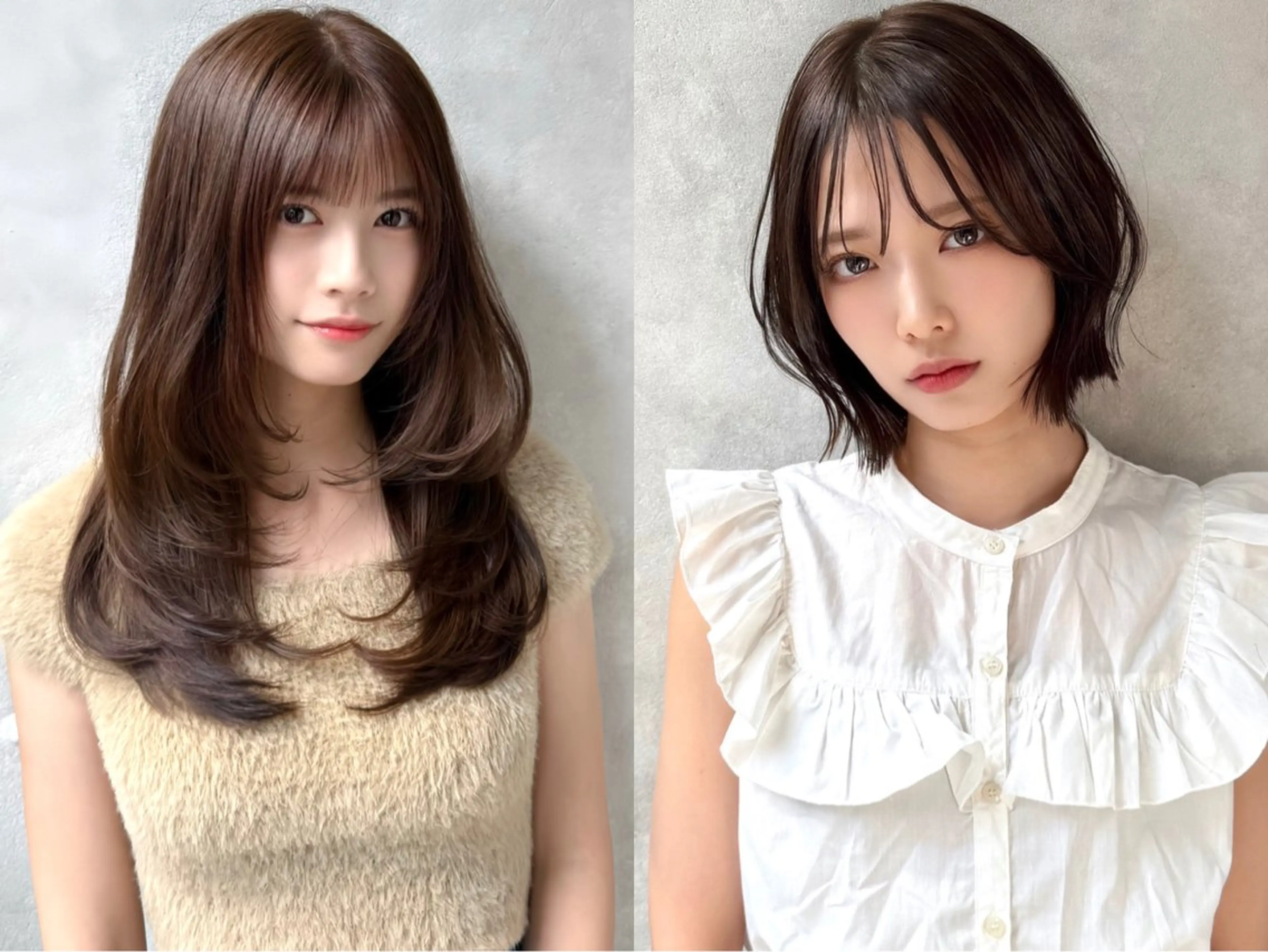ワンカラー＋髪質別トリートメントの写真