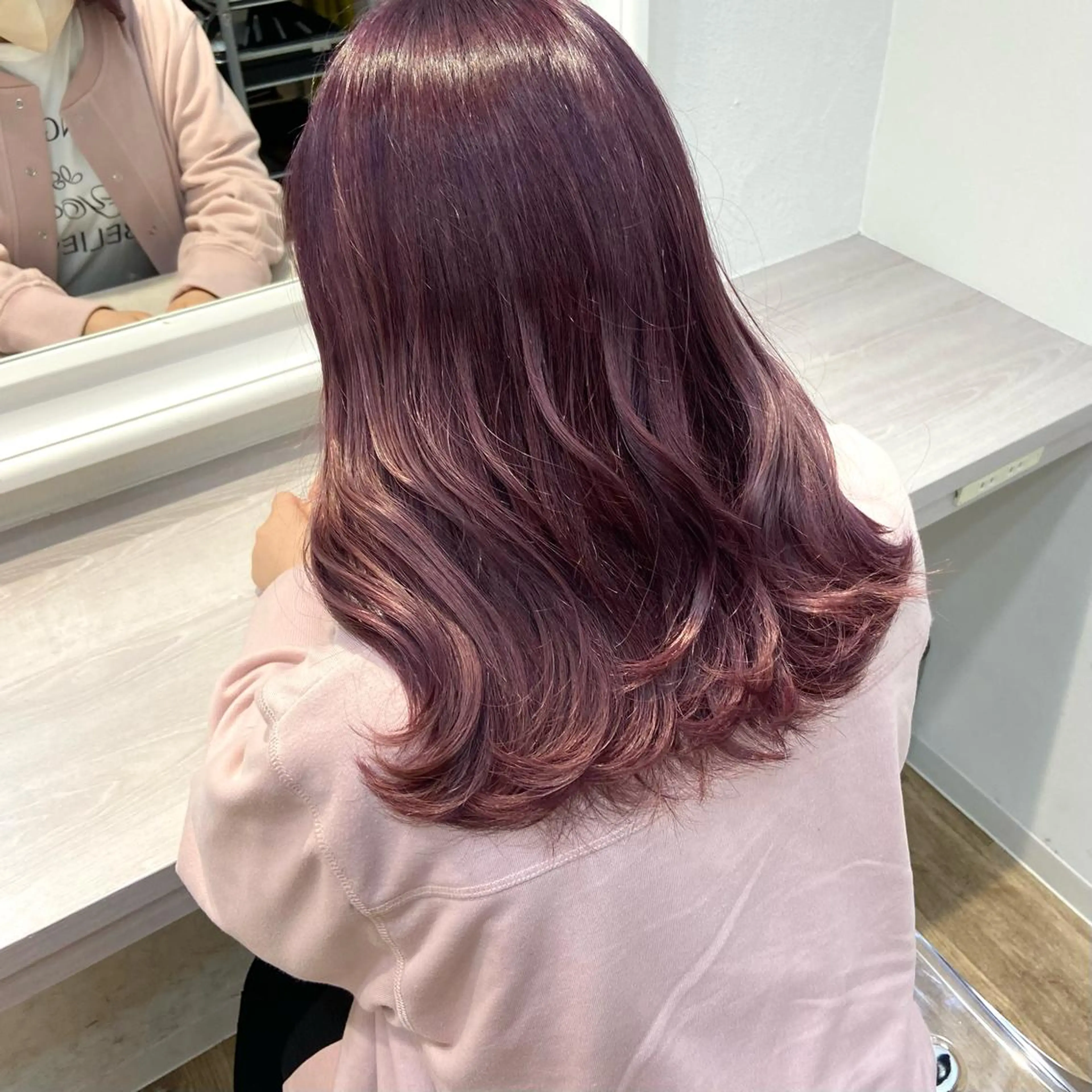ミディアム カラー ベージュカラー ブリーチ ケアブリーチ 透明感カラー ダブルカラー mai 🥀 パーマモデル募集🌀のヘアスタイル