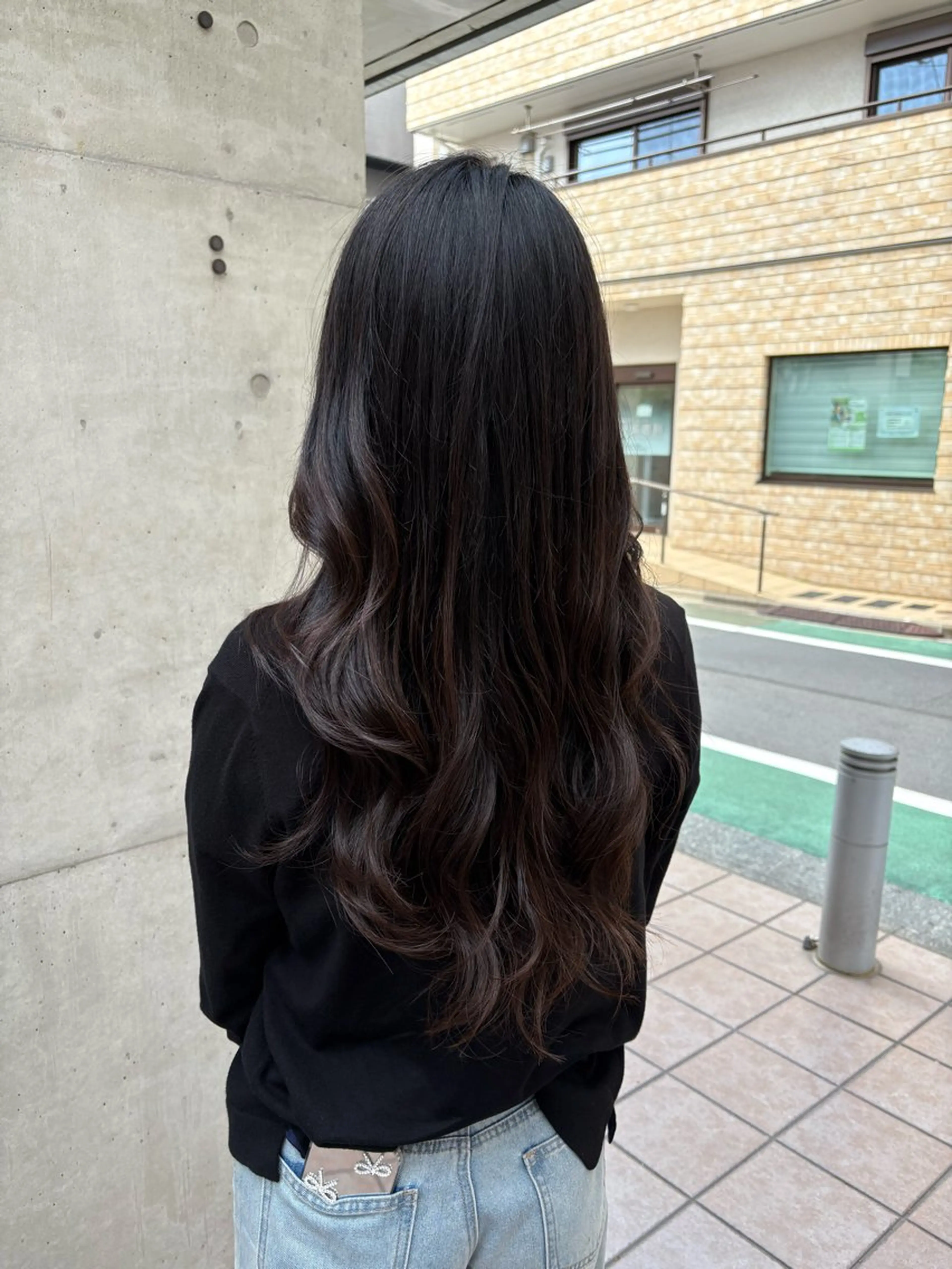 ロング カラー ヘアアレンジ カット ニュアンスカラー／ 久住綾香のヘアスタイル
