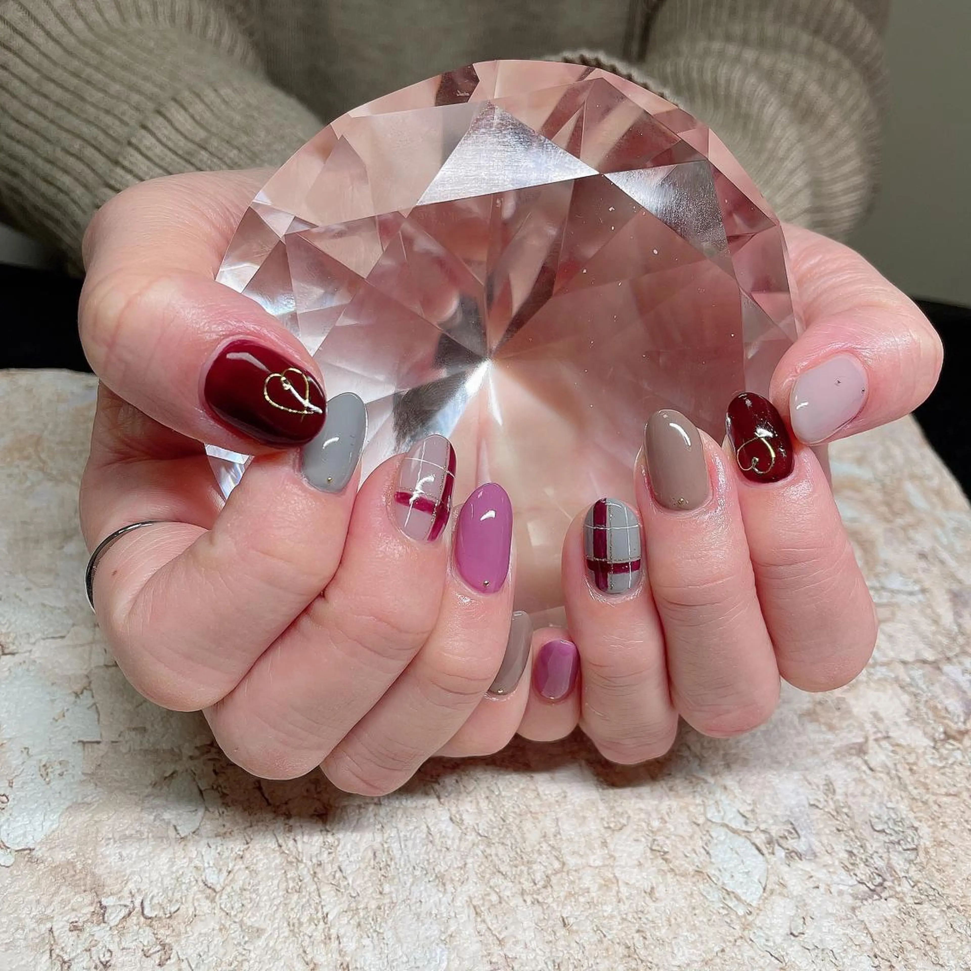 ネイル アートネイル フレンチネイル ジェルネイル グラデーション 韓国ネイル Nail room Bimano所属・Bimano seica♡+°のネイルデザイン