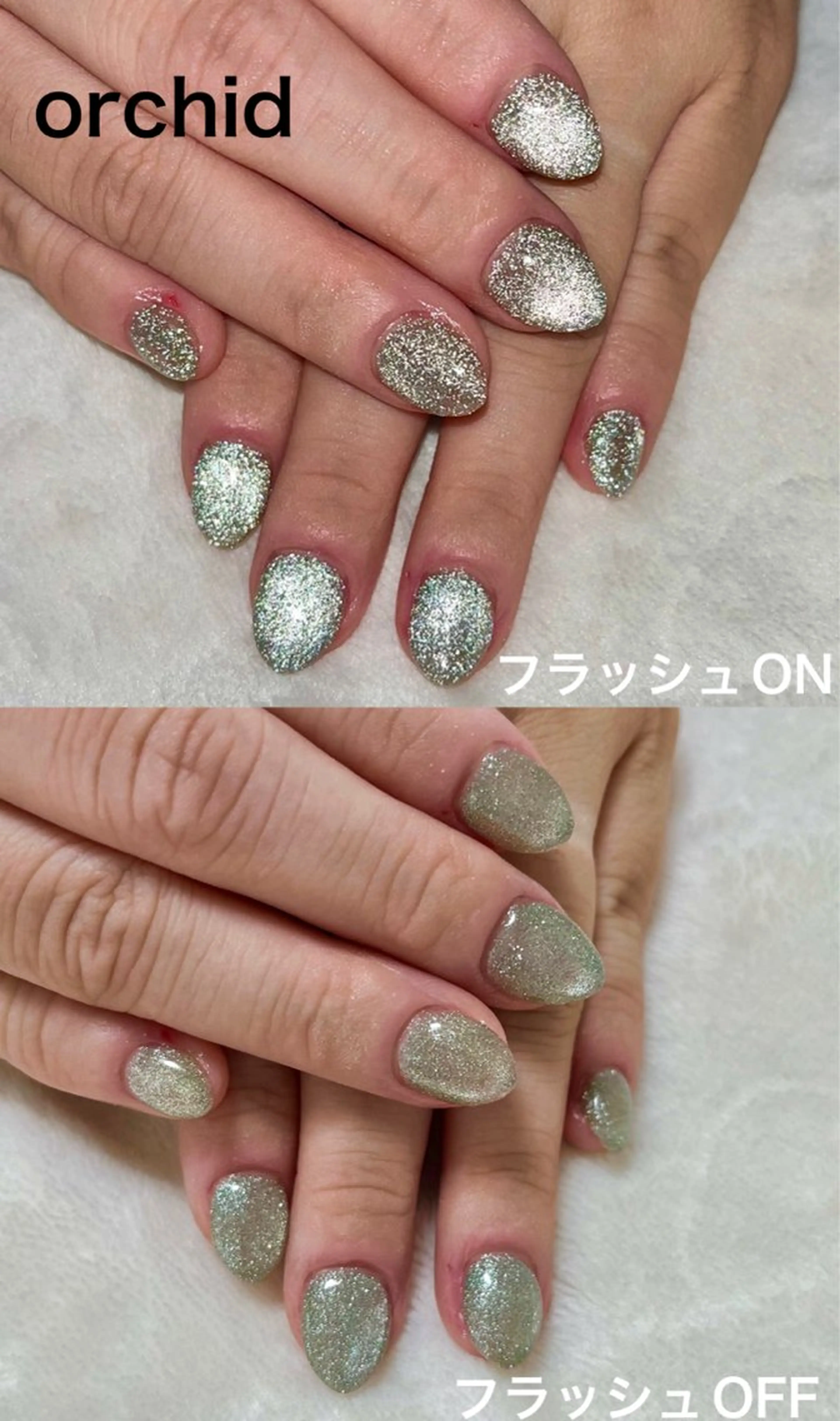 ネイル ハンドネイル orchid ♡オーキッドのネイルデザイン