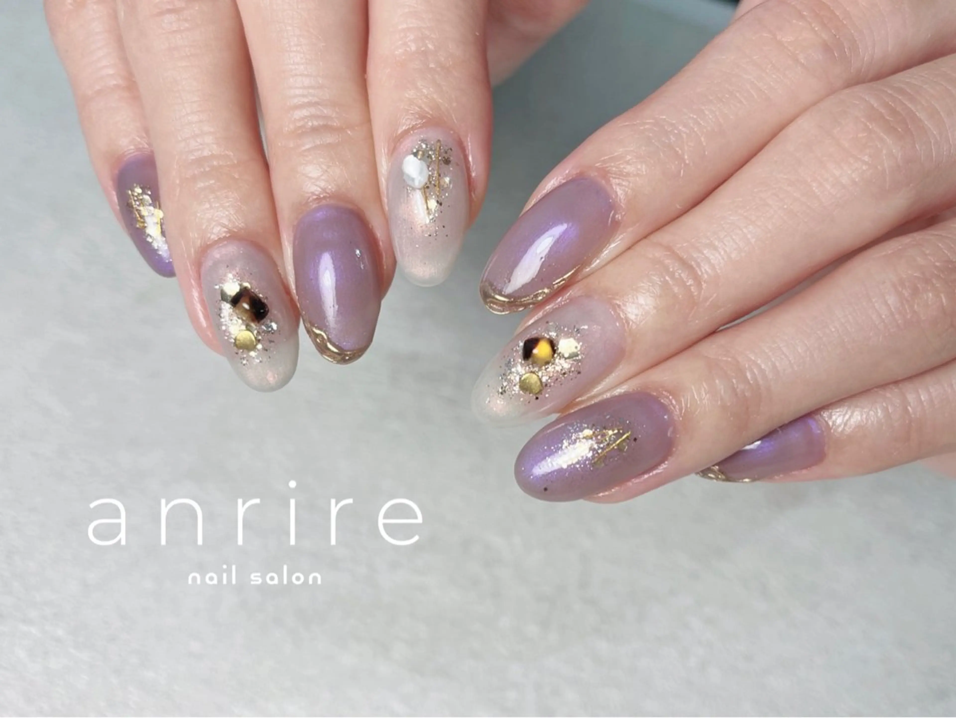 ネイル ジェルネイル キラキラネイル ラメ(グリッター) ミラーネイル パラジェル ハンドネイル nail salon anrire〜アンリール〜所属・nailsalon anrireのネイルデザイン