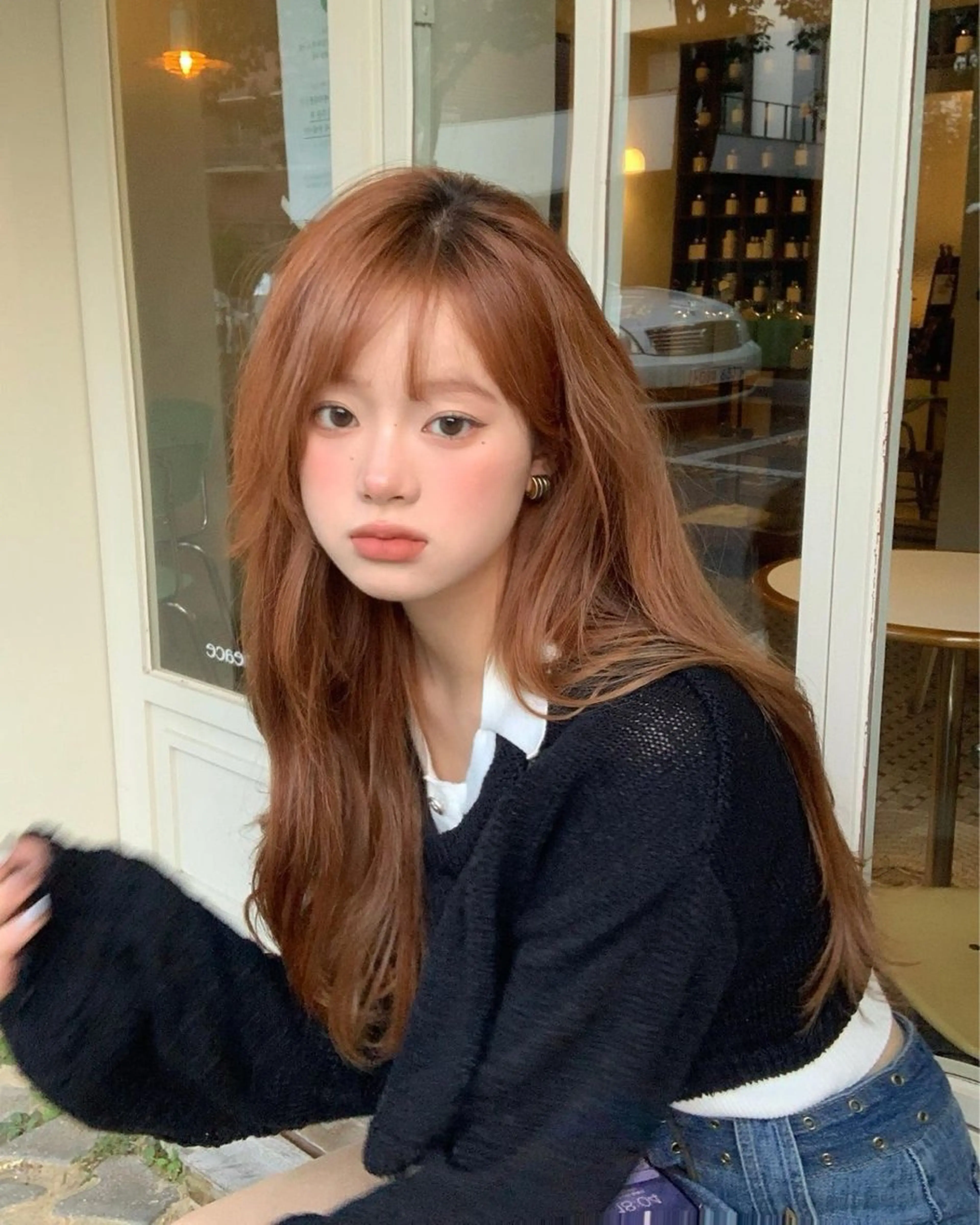ミディアム カラー パーマ ヘアアレンジ 🌼RENA🌼似合 わせのプロ/まつパのマツエク・マツパデザイン