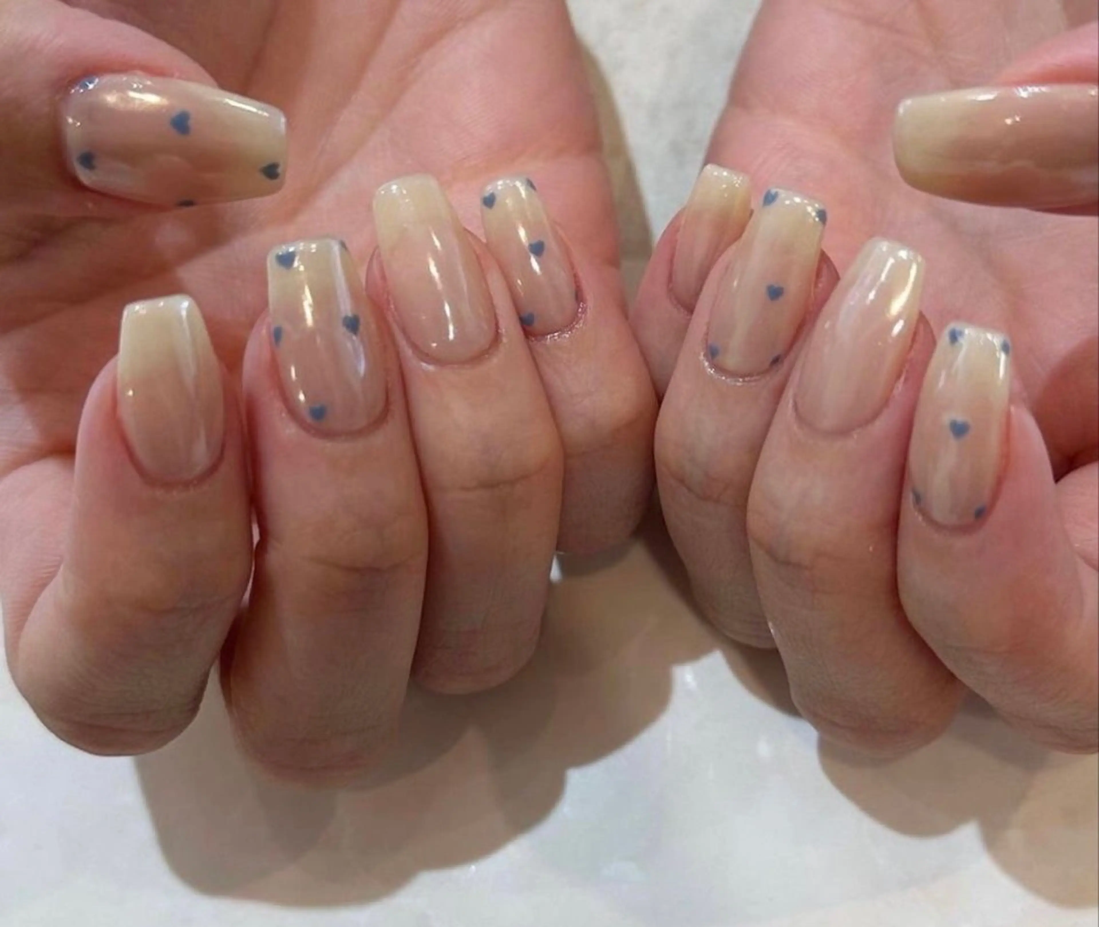 ネイル アートネイル ハンドネイル 🦋y y Nail 🤍のネイルデザイン