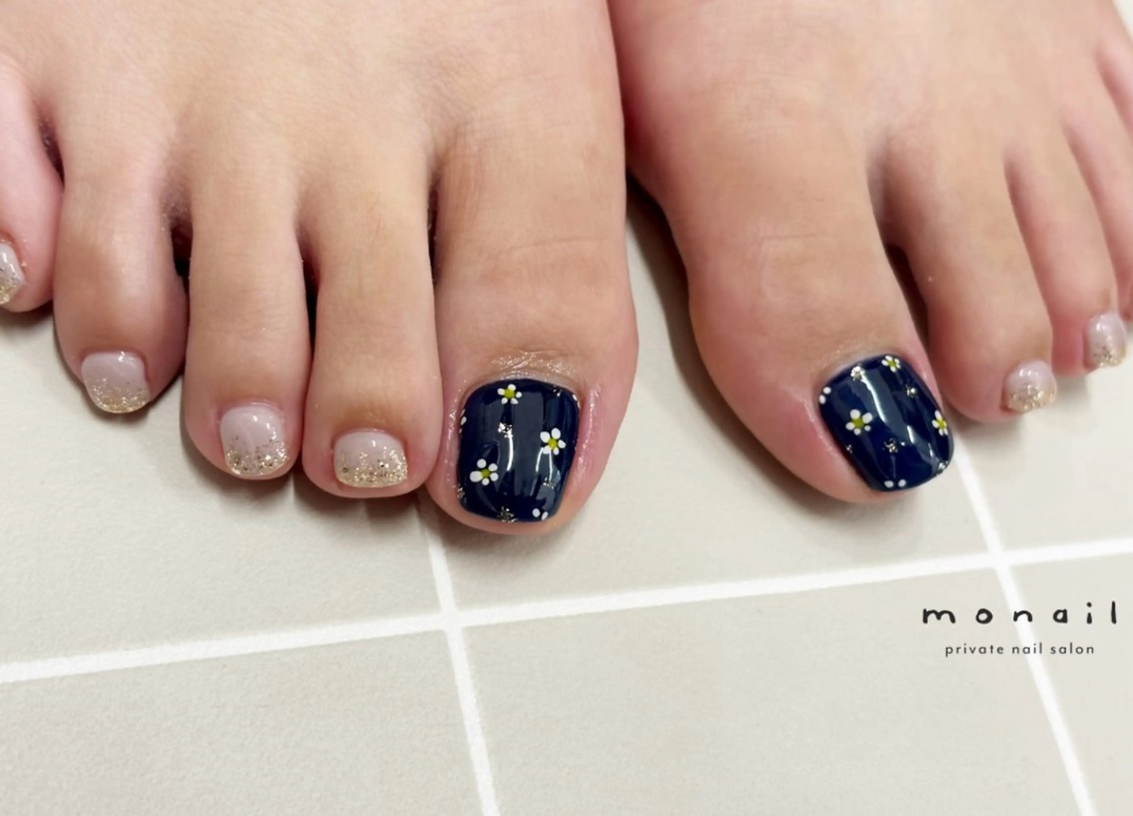 ネイル フットネイル private  nail monail所属・nail salon monailのネイルデザイン