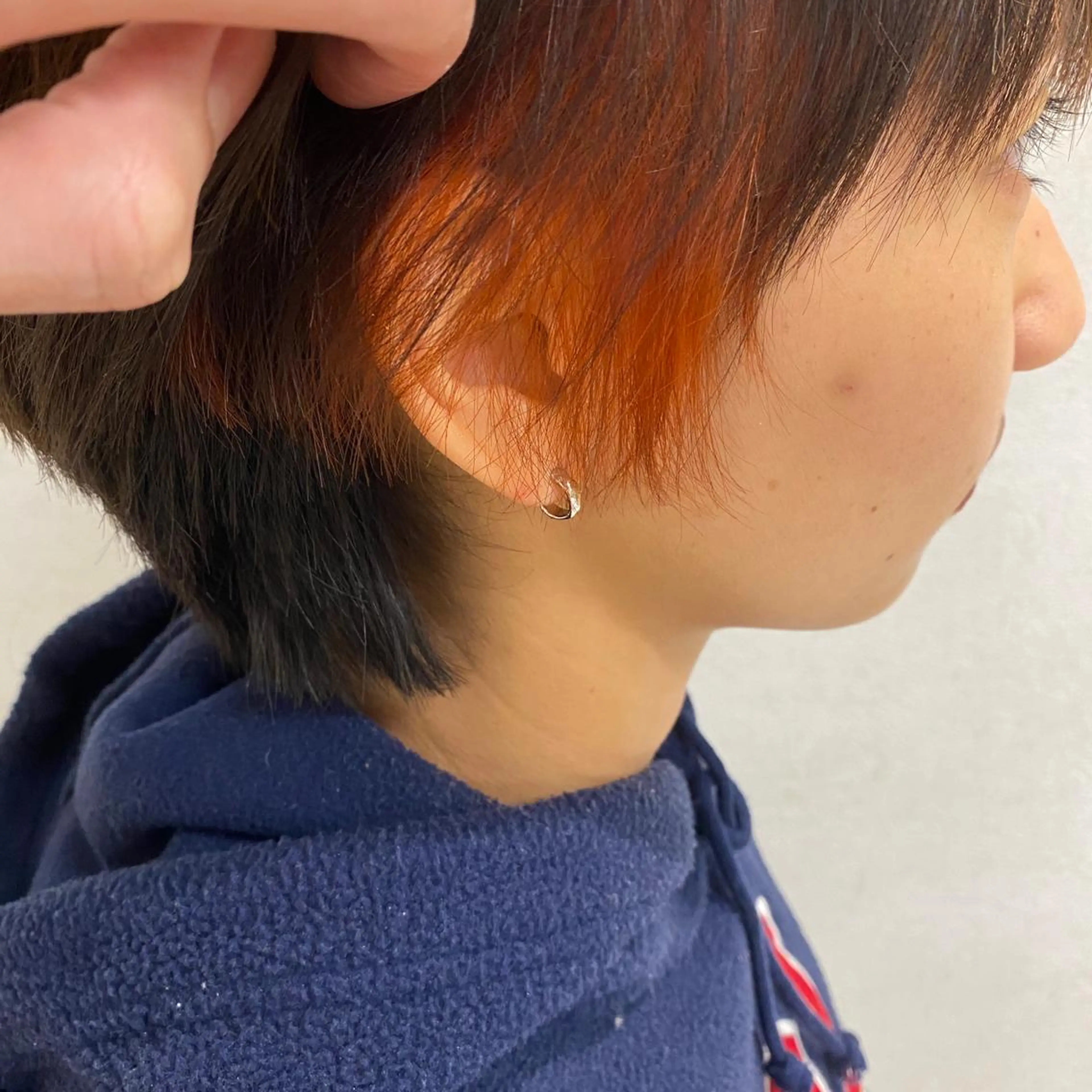 ショート メンズ縮毛矯正 ニュアンスパーマのヘアスタイル