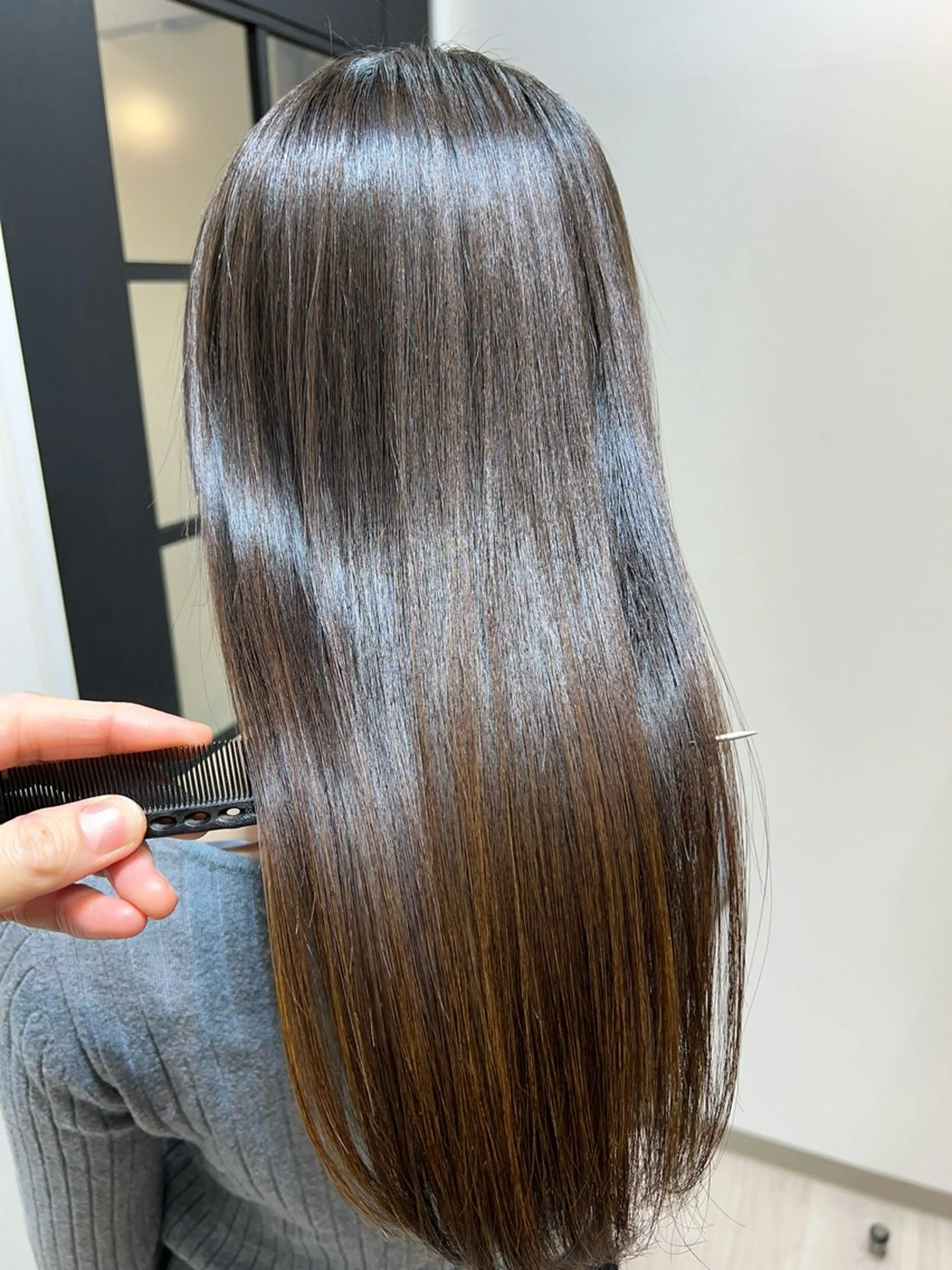 ロング カット 縮毛矯正 トリートメント 🌕艶髪hair高野 竜🌕のヘアスタイル